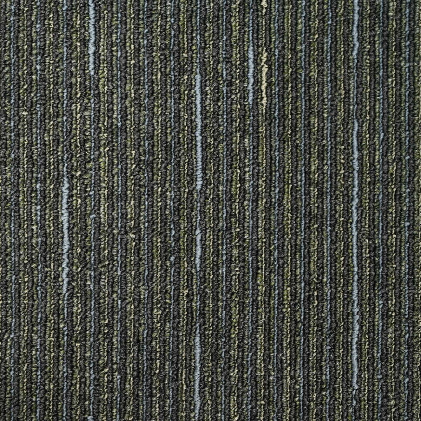 vidaXL Πλακάκι Χαλιού Ριγέ Ανοιχτό Πράσινο 50 x 50 cm 4 τμχ.