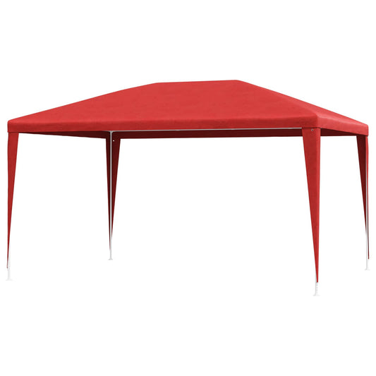 vidaXL Σκηνή Πάρτυ Κόκκινο 400 x 300 x 255 εκ