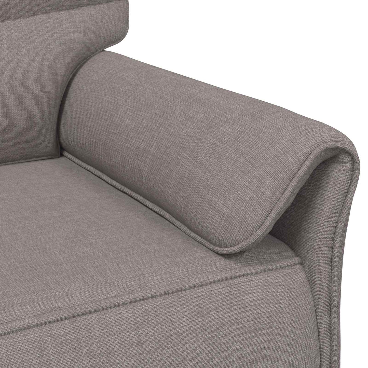 vidaXL Σετ Καναπέ 2 τμχ. Taupe Ύφασμα