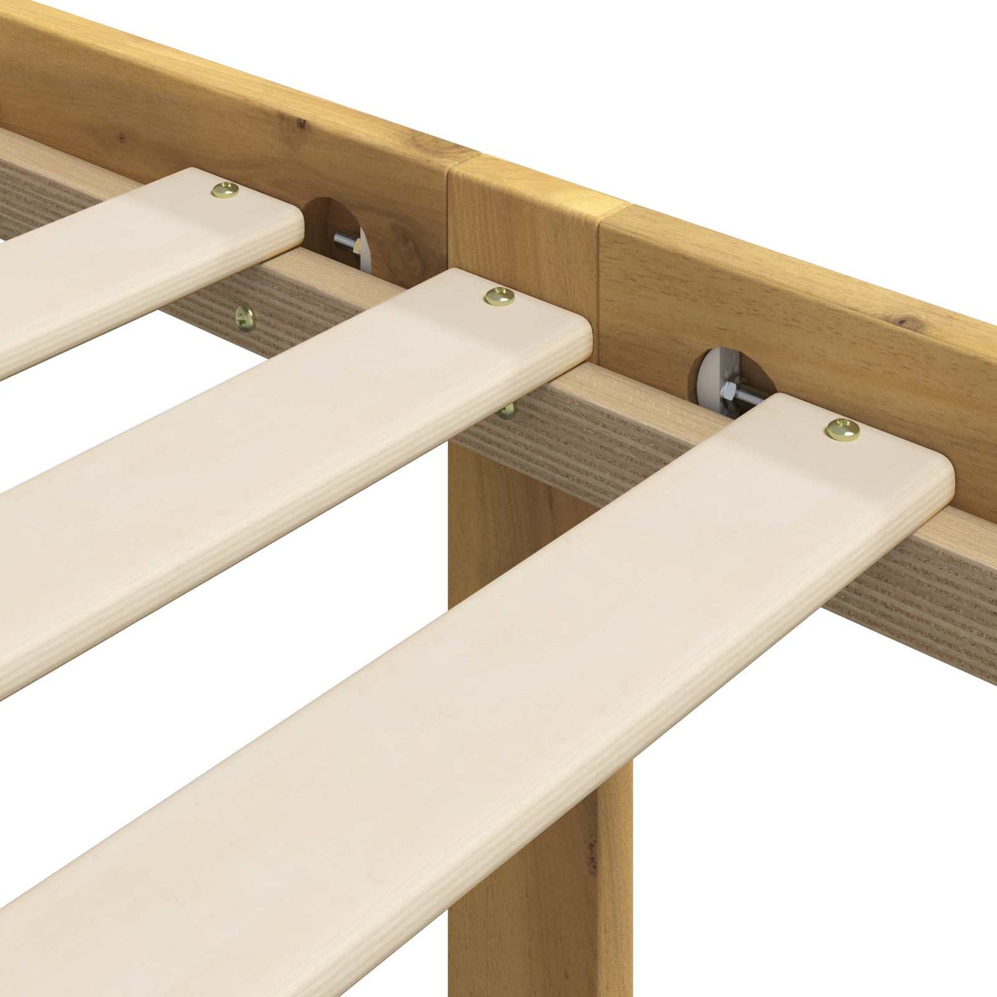 vidaXL Μονό Κρεβάτι με Κεφαλάρι ROSTOCK Λευκό 90 x 200 cm