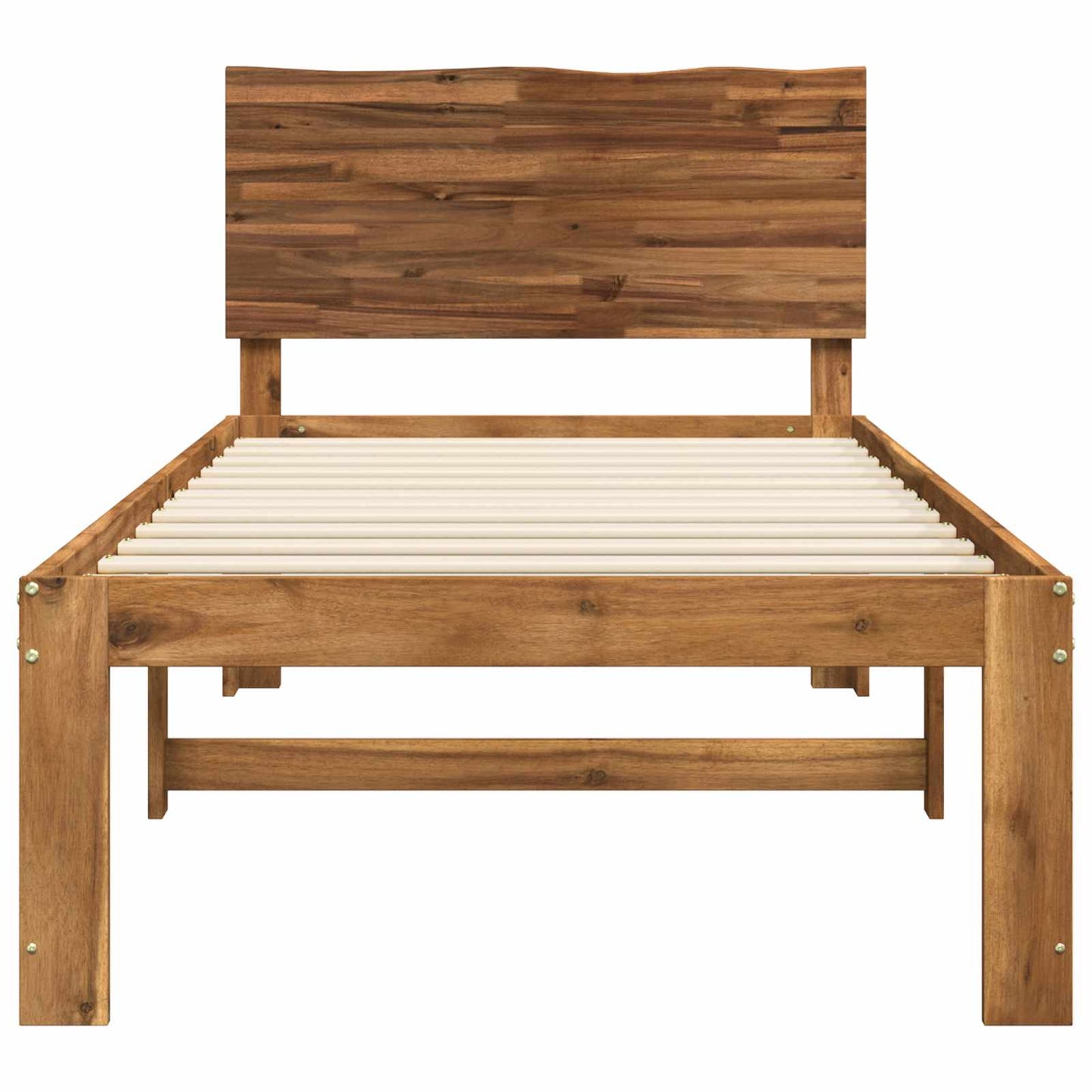 vidaXL Μονό Κρεβάτι με Κεφαλάρι ROSTOCK Φυσικό 90 x 190 cm