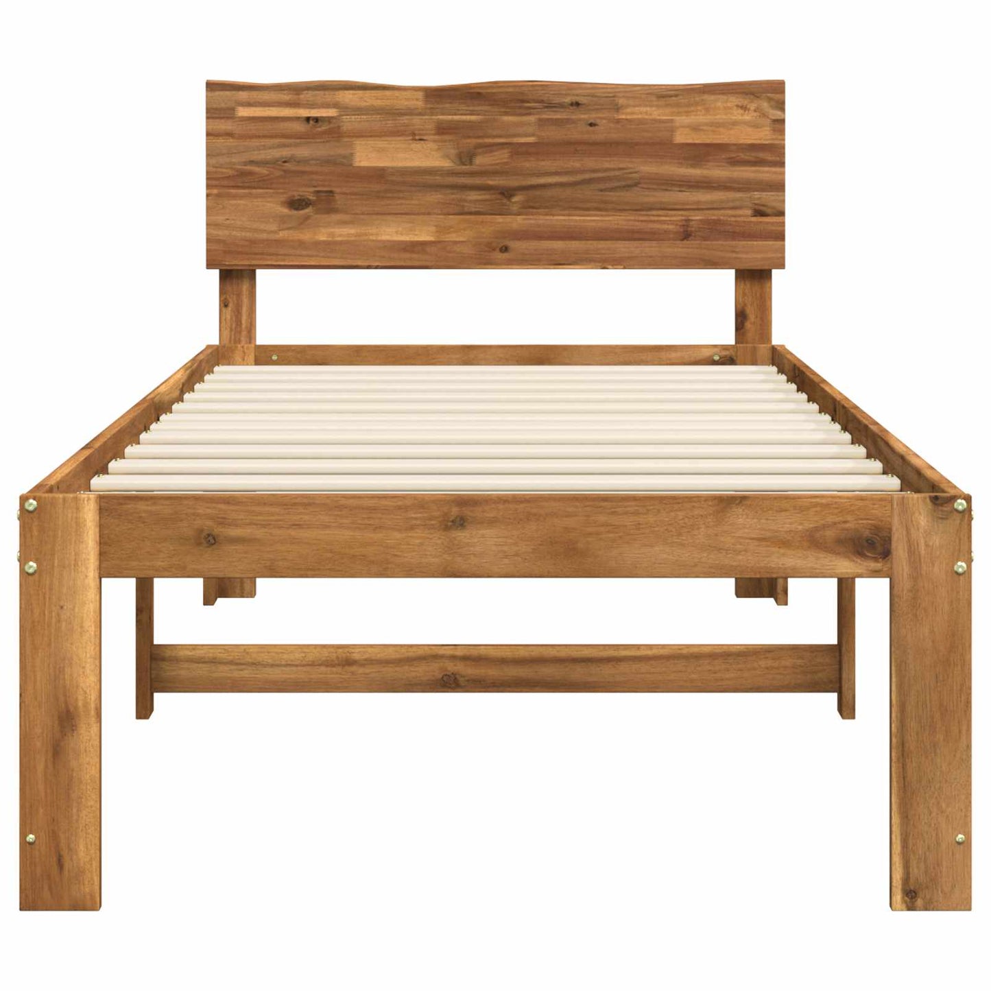 vidaXL Μονό Κρεβάτι με Κεφαλάρι ROSTOCK Φυσικό 90 x 200 cm