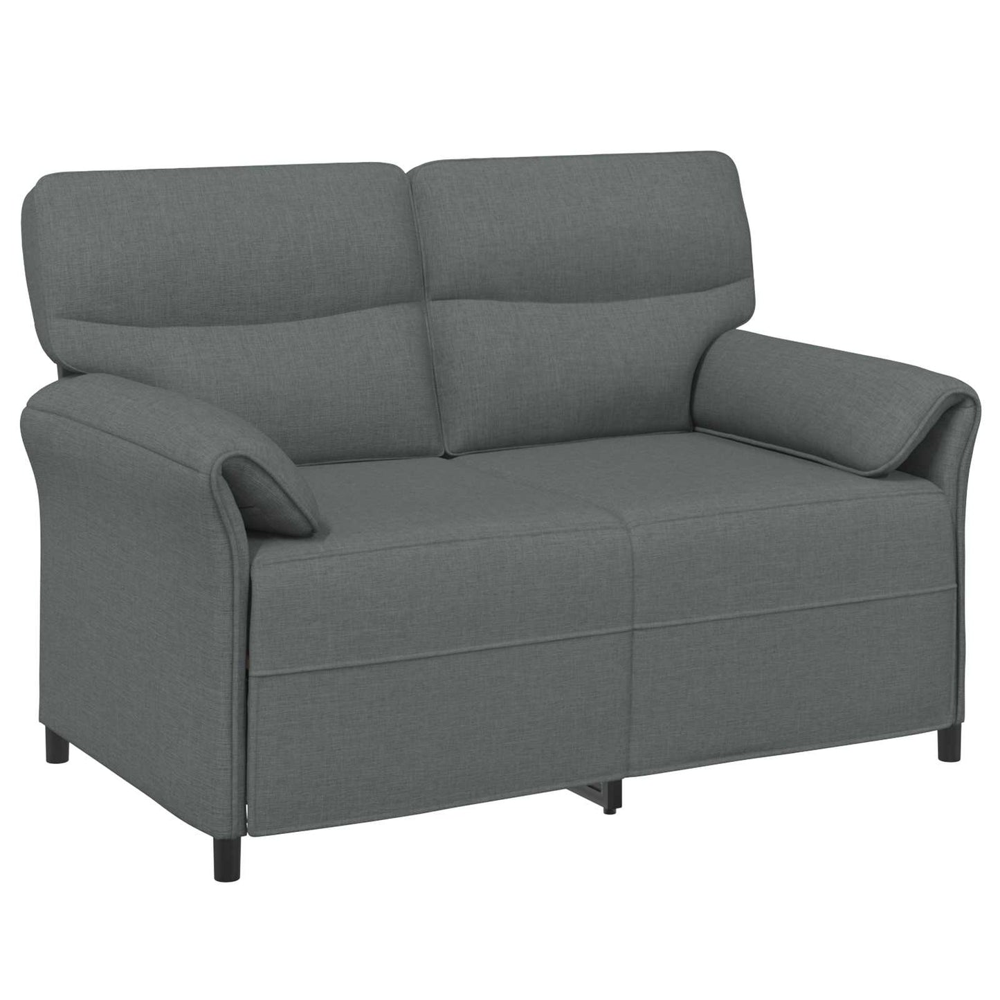 vidaXL Καναπές 100% πολυέστερ μεταλλικό πλαίσιο MDF, Κόντρα πλακέ