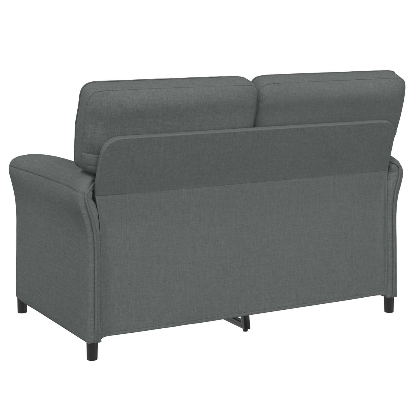 vidaXL Καναπές 100% πολυέστερ μεταλλικό πλαίσιο MDF, Κόντρα πλακέ