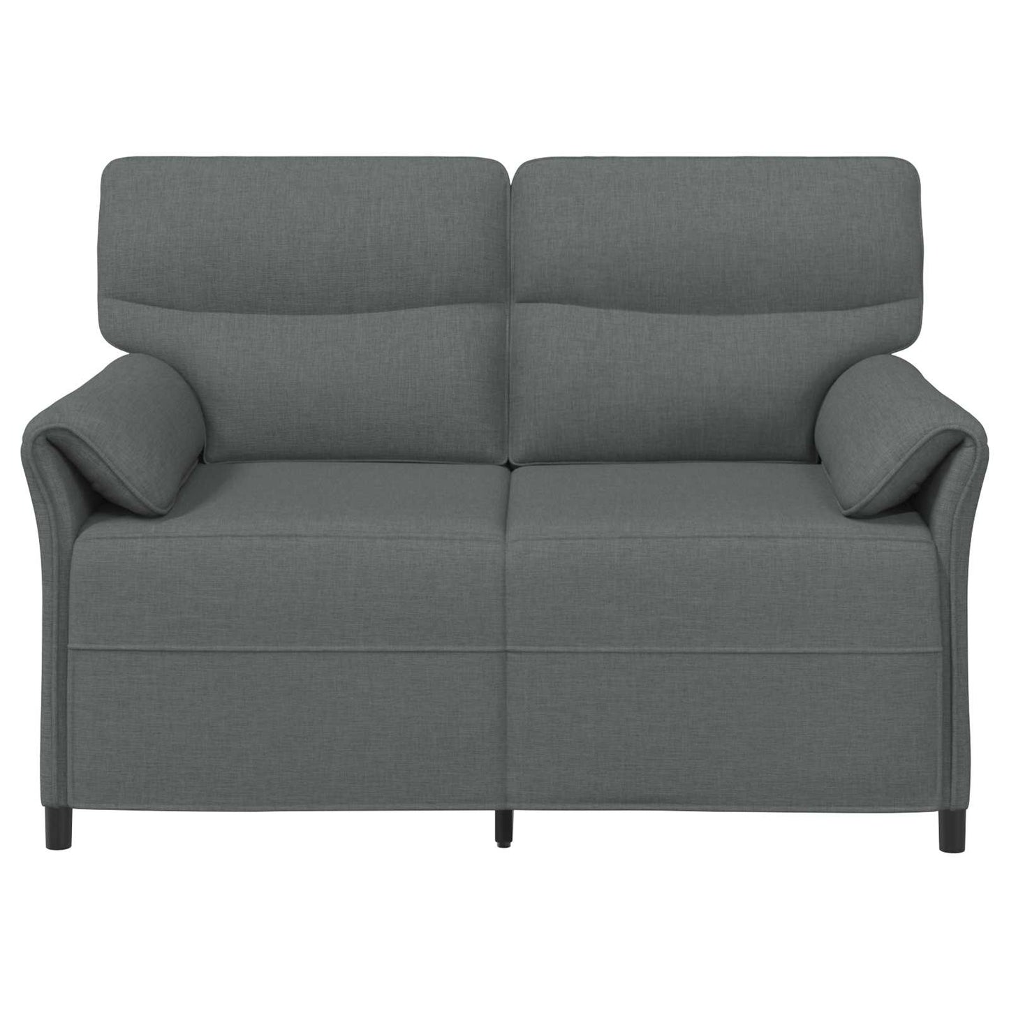 vidaXL Καναπές 100% πολυέστερ μεταλλικό πλαίσιο MDF, Κόντρα πλακέ