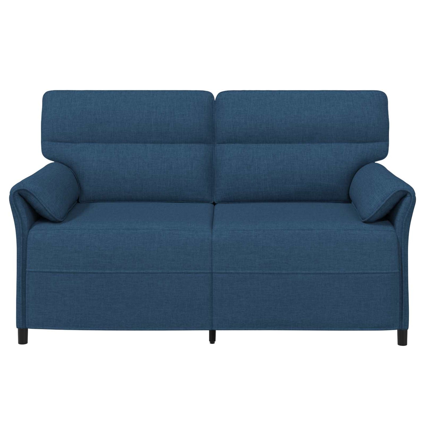 vidaXL Καναπές 100% πολυέστερ μεταλλικό πλαίσιο MDF, Κόντρα πλακέ