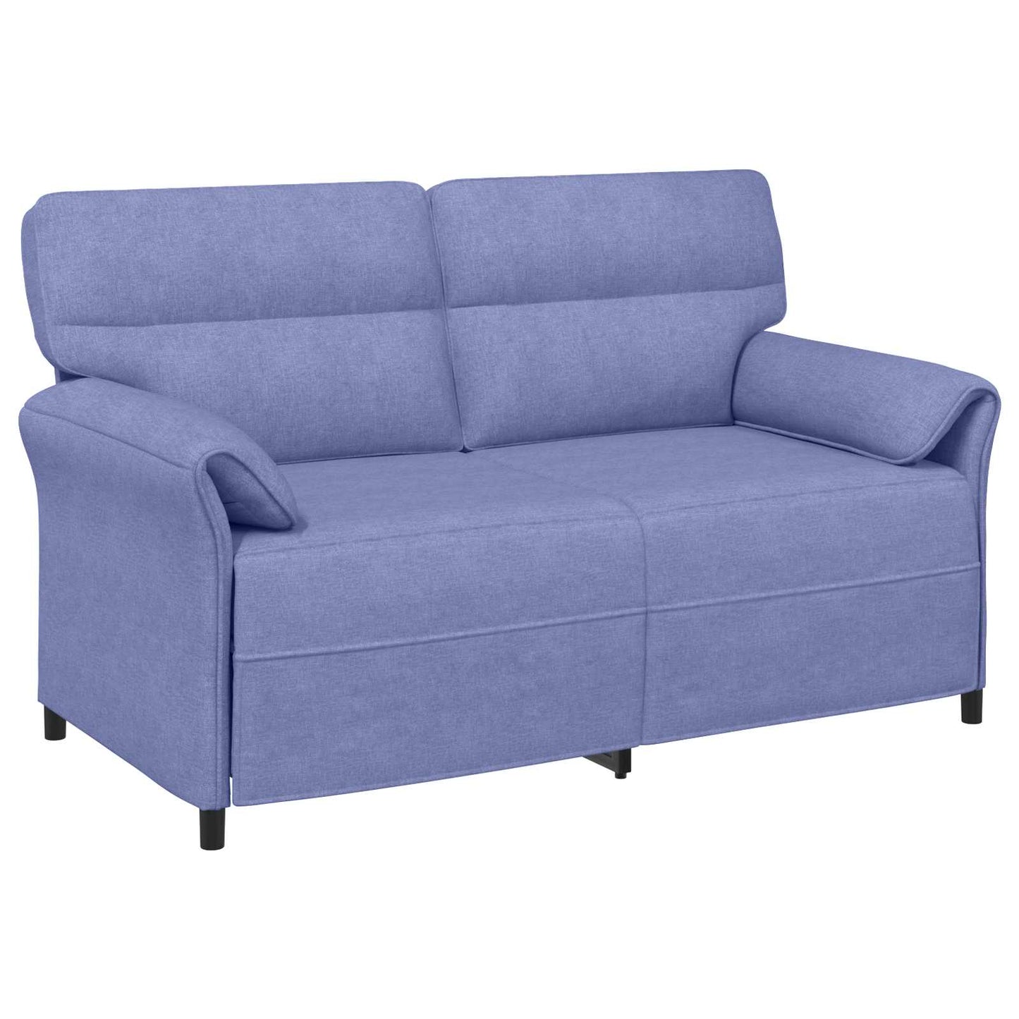 vidaXL Καναπές 100% πολυέστερ μεταλλικό πλαίσιο MDF, Κόντρα πλακέ