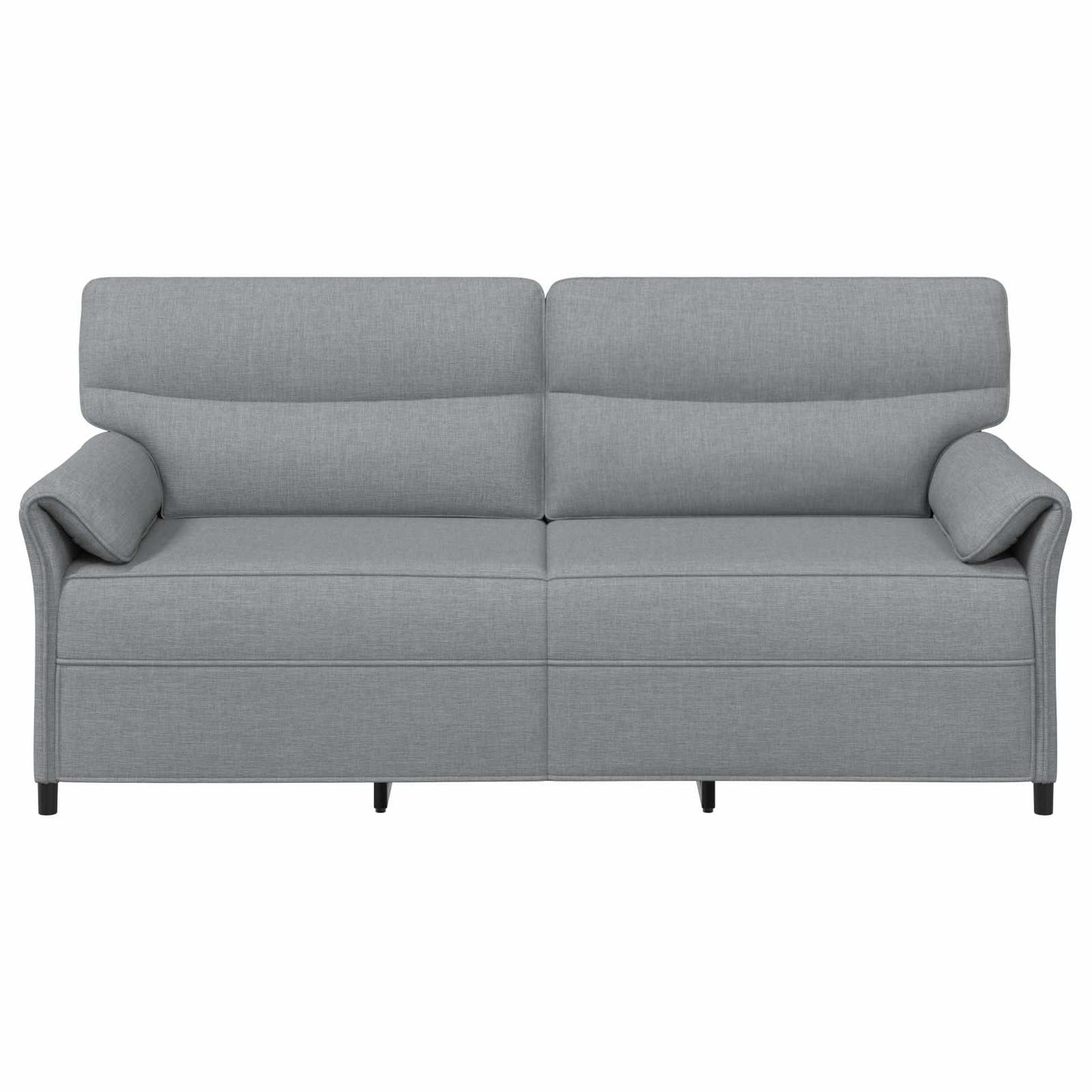 vidaXL Καναπές 100% πολυέστερ μεταλλικό πλαίσιο MDF, Κόντρα πλακέ