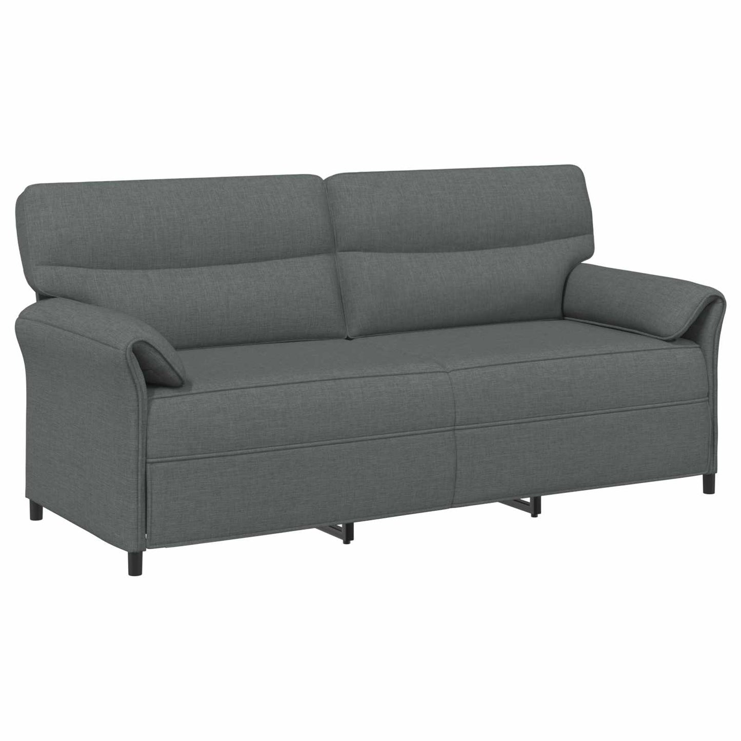 vidaXL Καναπές 100% πολυέστερ μεταλλικό πλαίσιο MDF, Κόντρα πλακέ