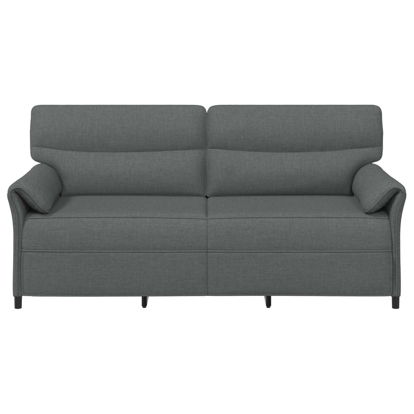 vidaXL Καναπές 100% πολυέστερ μεταλλικό πλαίσιο MDF, Κόντρα πλακέ