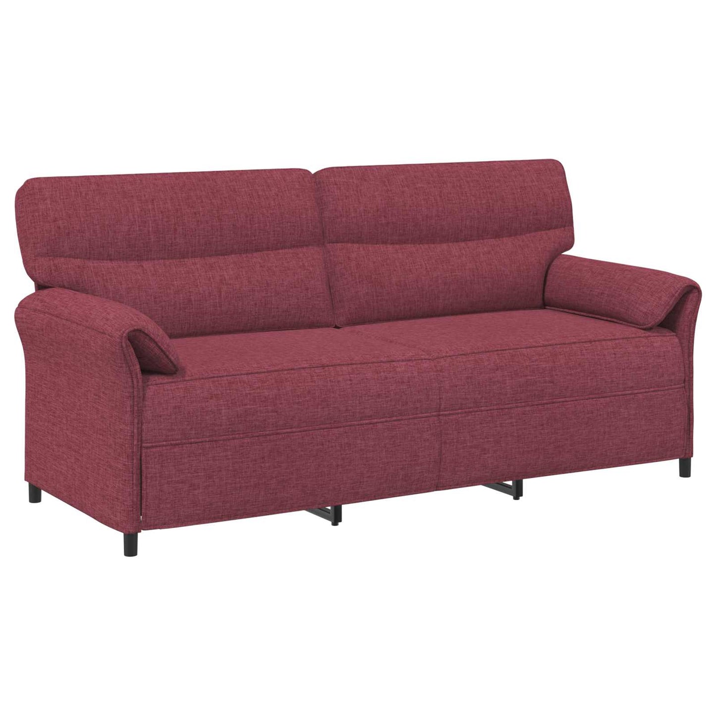 vidaXL Καναπές 100% πολυέστερ μεταλλικό πλαίσιο MDF, Κόντρα πλακέ