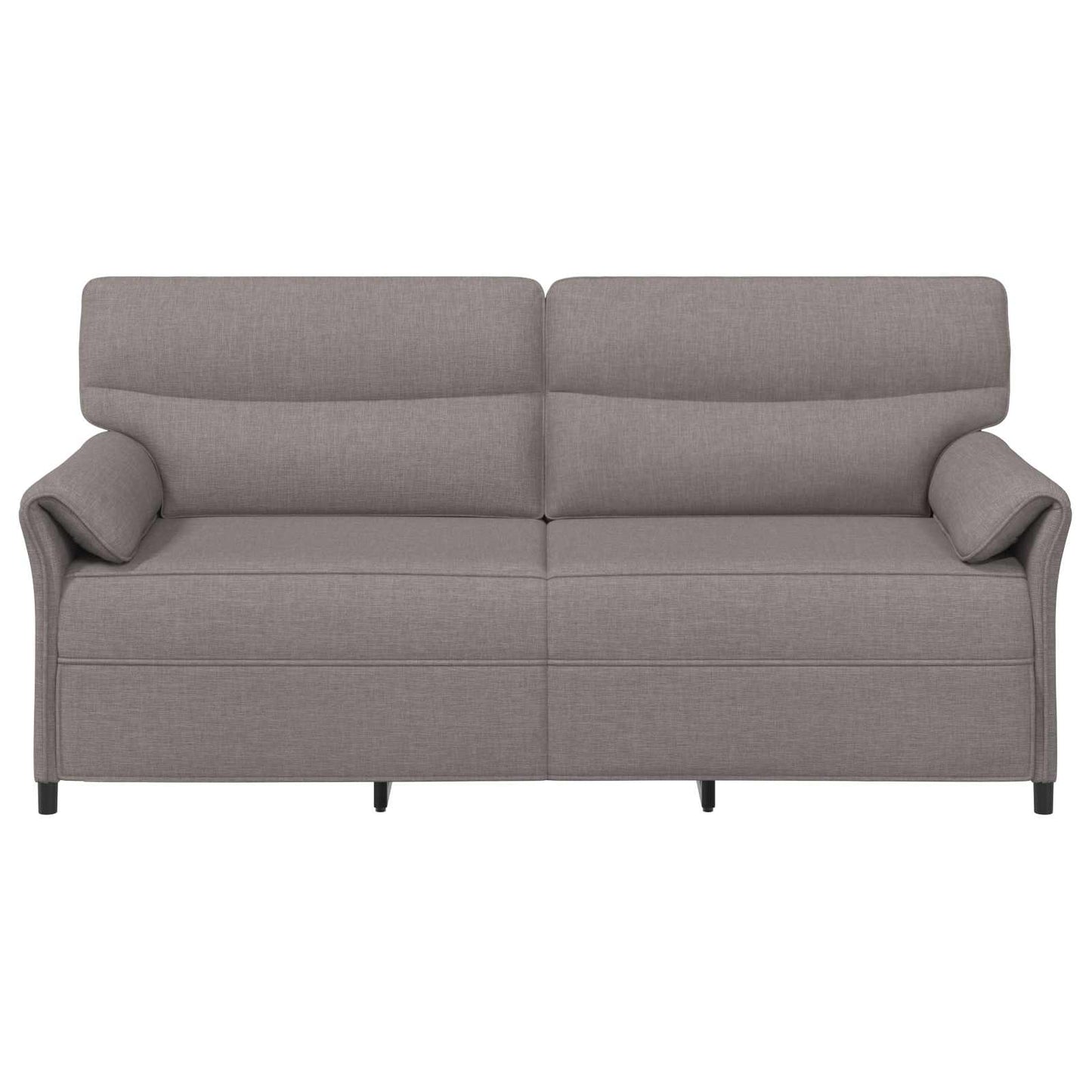 vidaXL Καναπές 100% πολυέστερ μεταλλικό πλαίσιο MDF, Κόντρα πλακέ