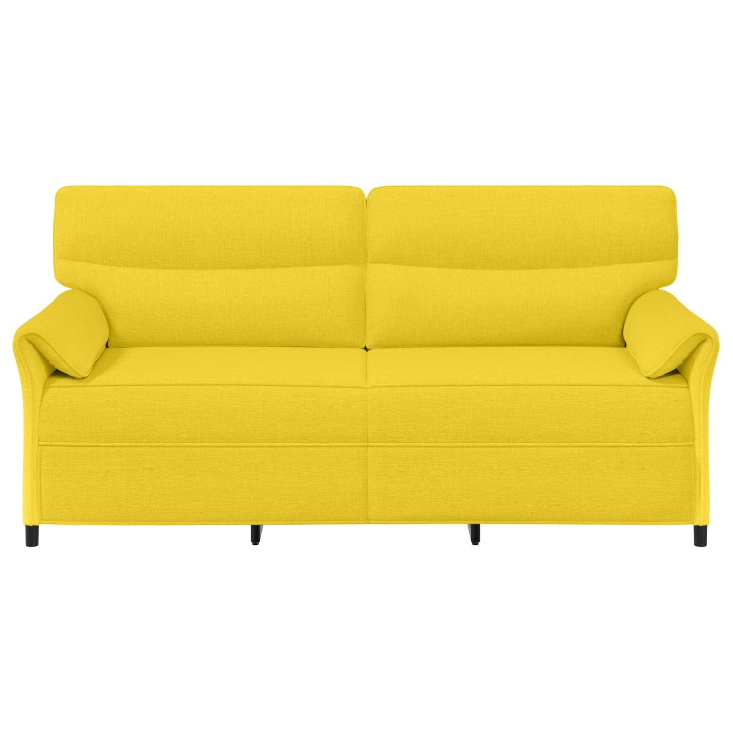 vidaXL Καναπές 100% πολυέστερ μεταλλικό πλαίσιο MDF, Κόντρα πλακέ
