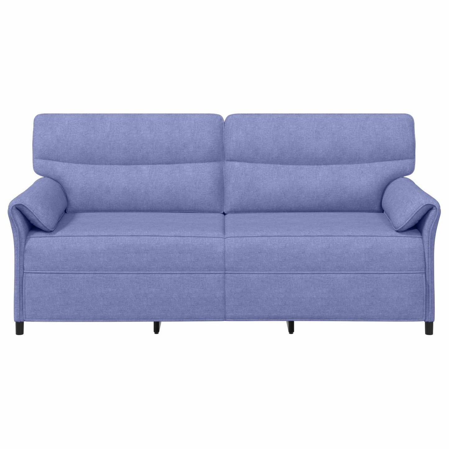 vidaXL Καναπές 100% πολυέστερ μεταλλικό πλαίσιο MDF, Κόντρα πλακέ