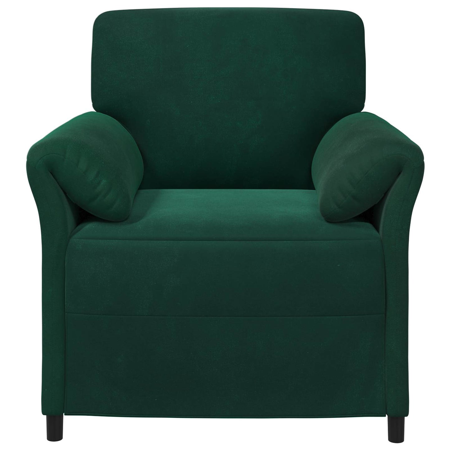 vidaXL Καναπές 1-θέσιος Σκούρο Πράσινο 88 x 83 x 95 εκ Βελούδο