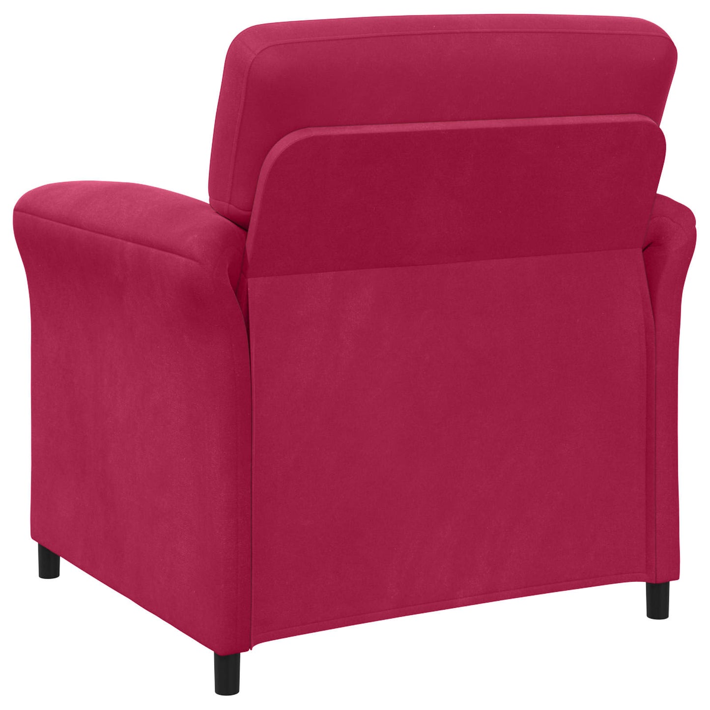 vidaXL Καναπές 1-θέσιος Κόκκινο 88 x 83 x 95 εκ Βελούδο