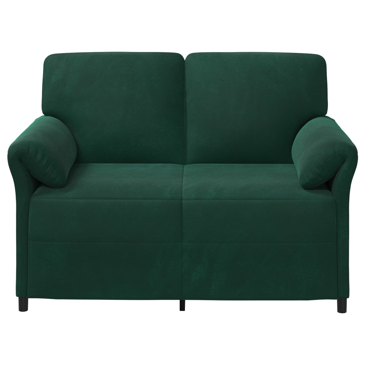 vidaXL Καναπές 2 ατόμων Σκούρο Πράσινο 138 x 83 x 95 εκ Βελούδο