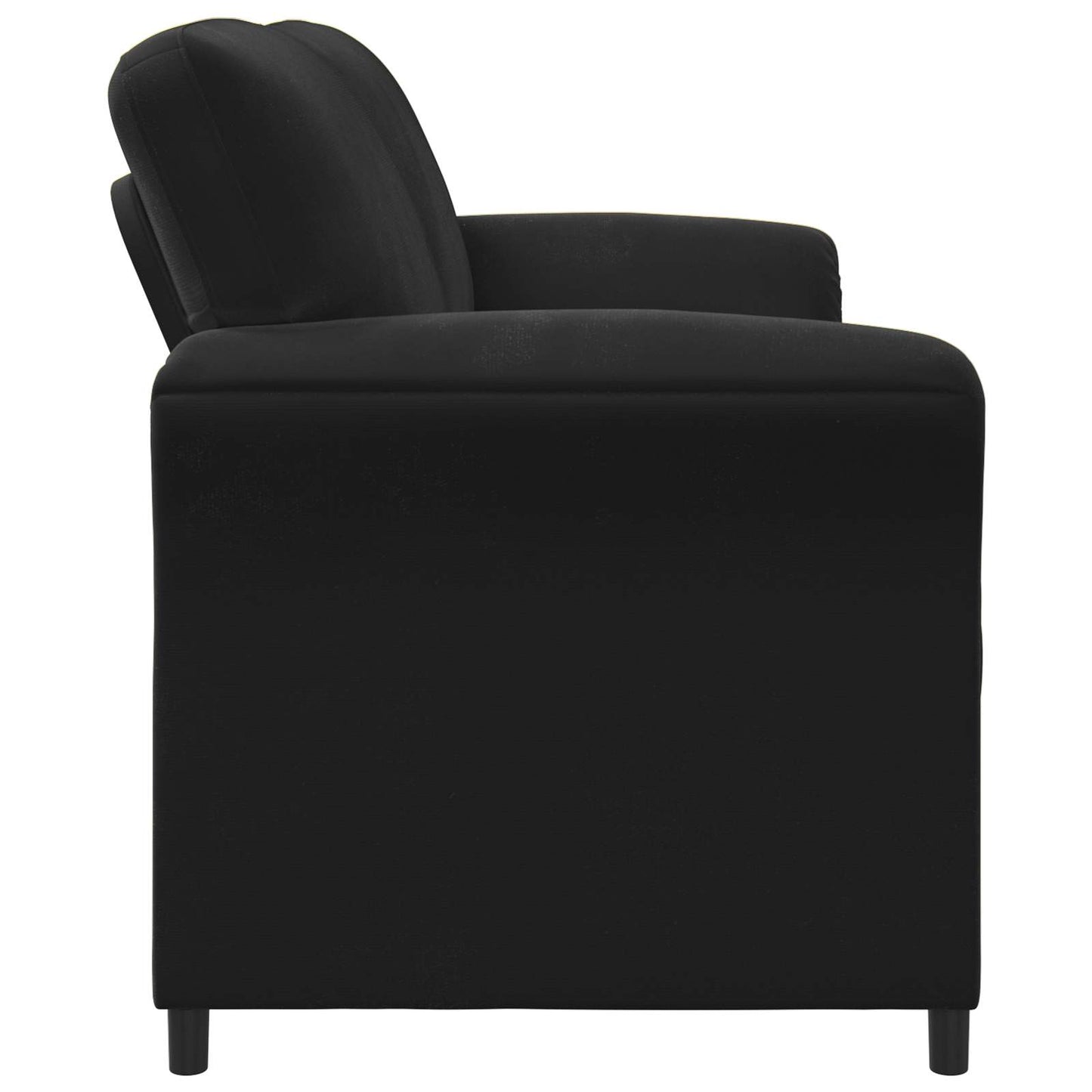 vidaXL Καναπές 2 ατόμων Μαύρο 138 x 83 x 95 εκ Βελούδο