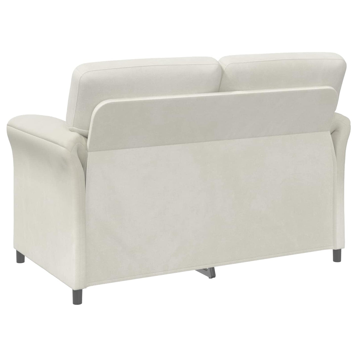 vidaXL Καναπές 2 ατόμων Κρεμ 138 x 83 x 95 εκ Βελούδο