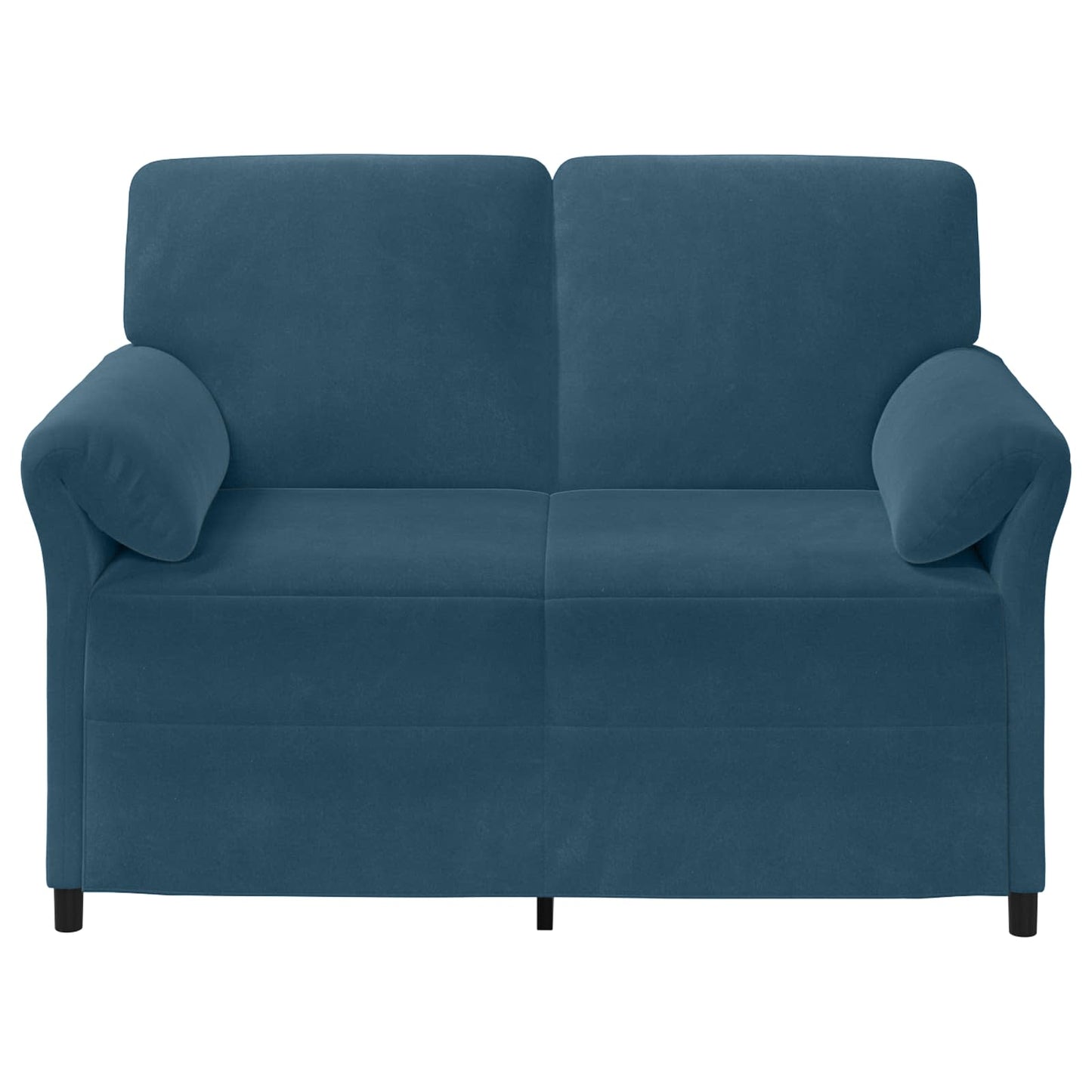 vidaXL Καναπές 2 ατόμων Μπλε 138 x 83 x 95 εκ Βελούδο