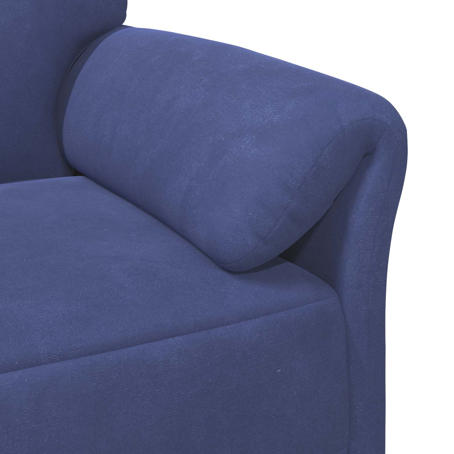 vidaXL Καναπές 2 ατόμων Μπλε Αστυνομίας 138 x 83 x 95 εκ Βελούδο