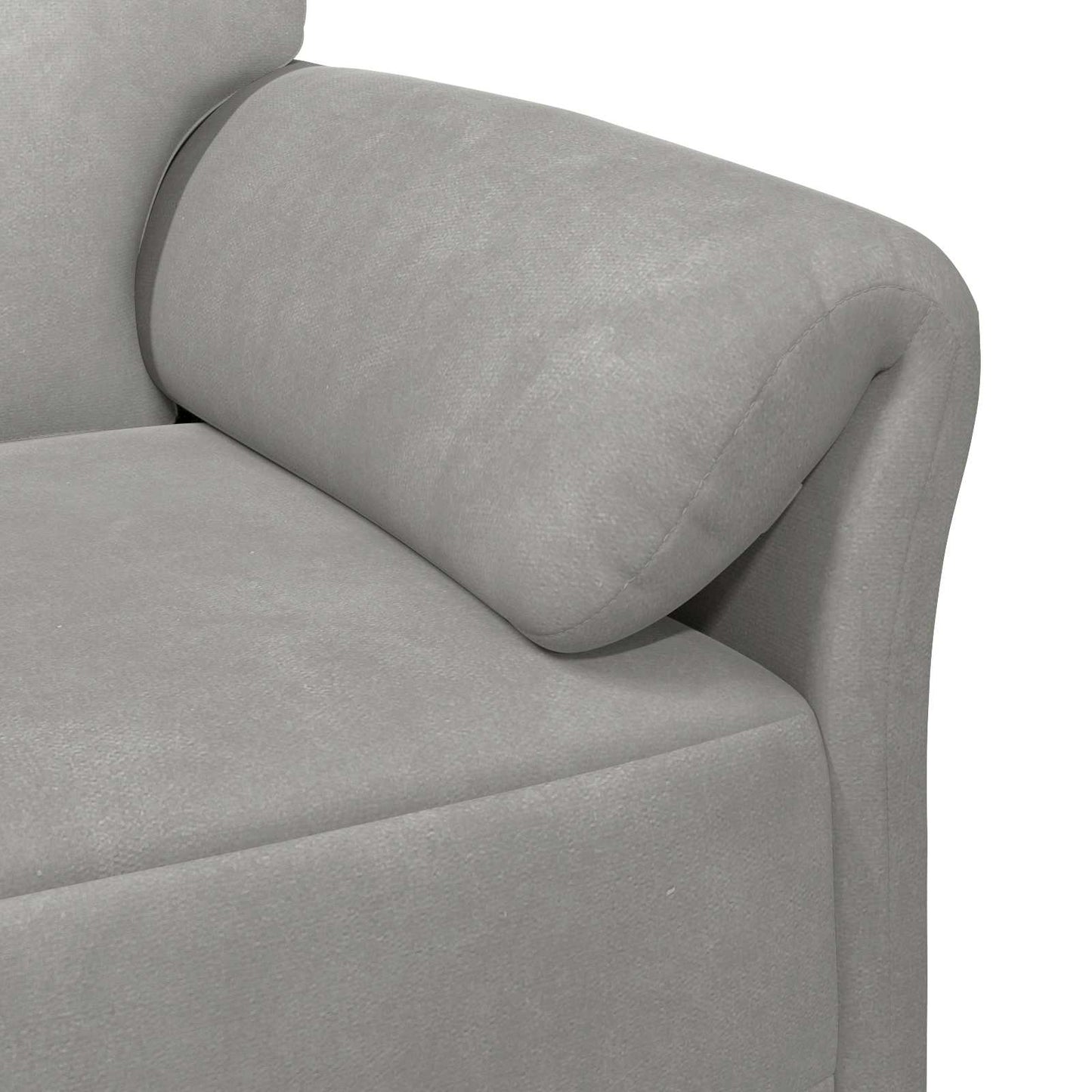 vidaXL Καναπές 2 ατόμων Ανοιχτό γκρι 158 x 83 x 95 εκ Βελούδο