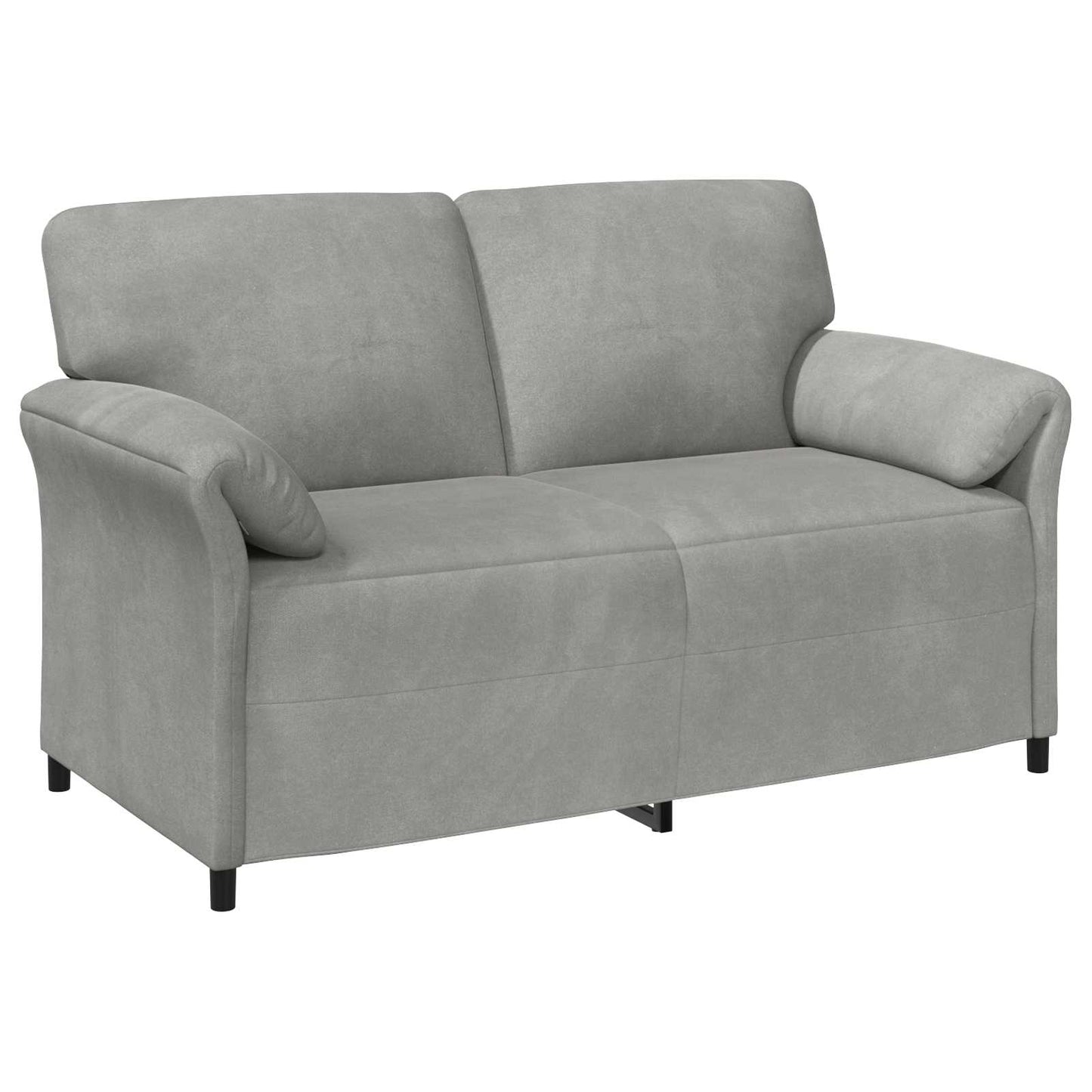 vidaXL Καναπές 2 ατόμων Ανοιχτό γκρι 158 x 83 x 95 εκ Βελούδο