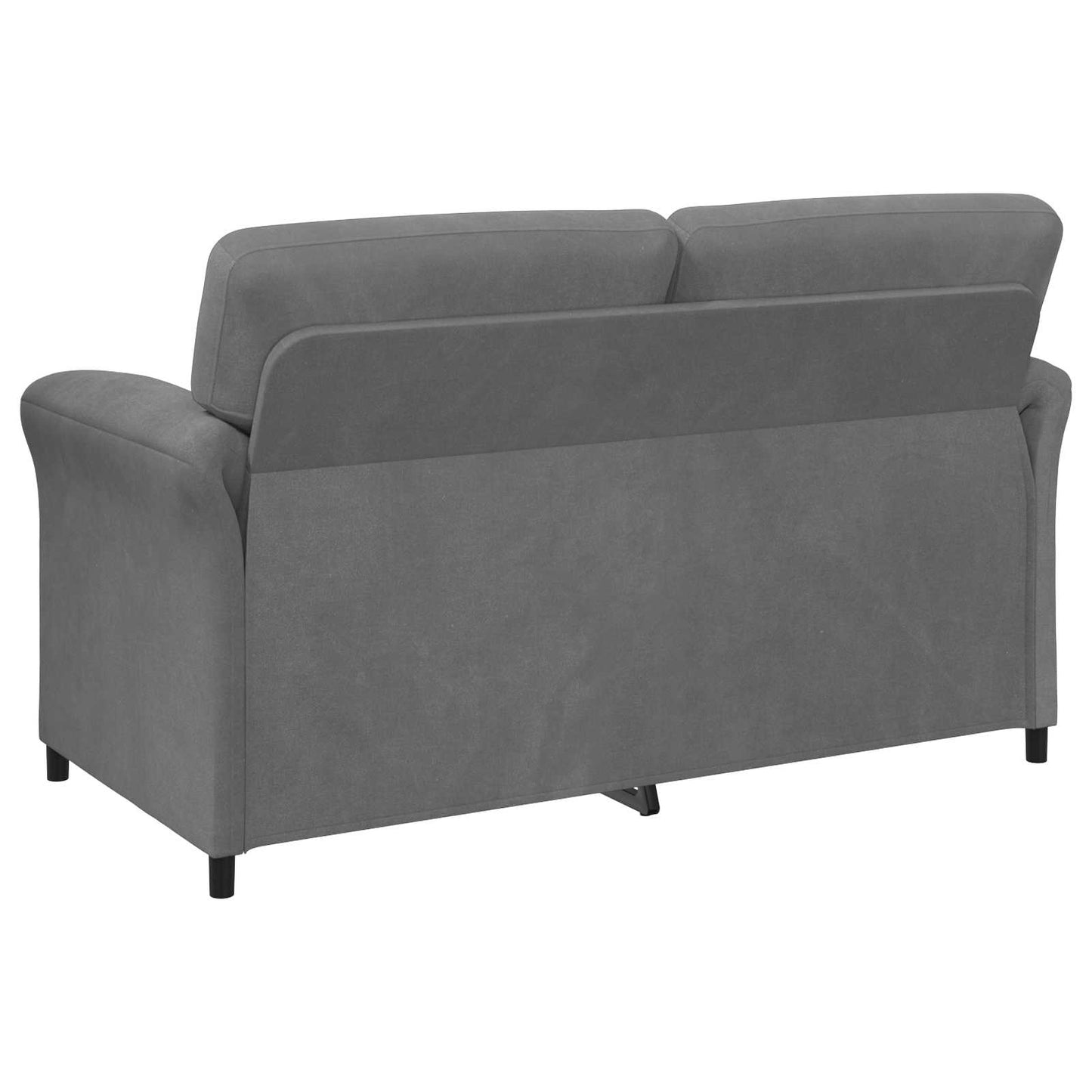 vidaXL Καναπές 2 ατόμων Σκούρο Γκρι 158 x 83 x 95 εκ Βελούδο