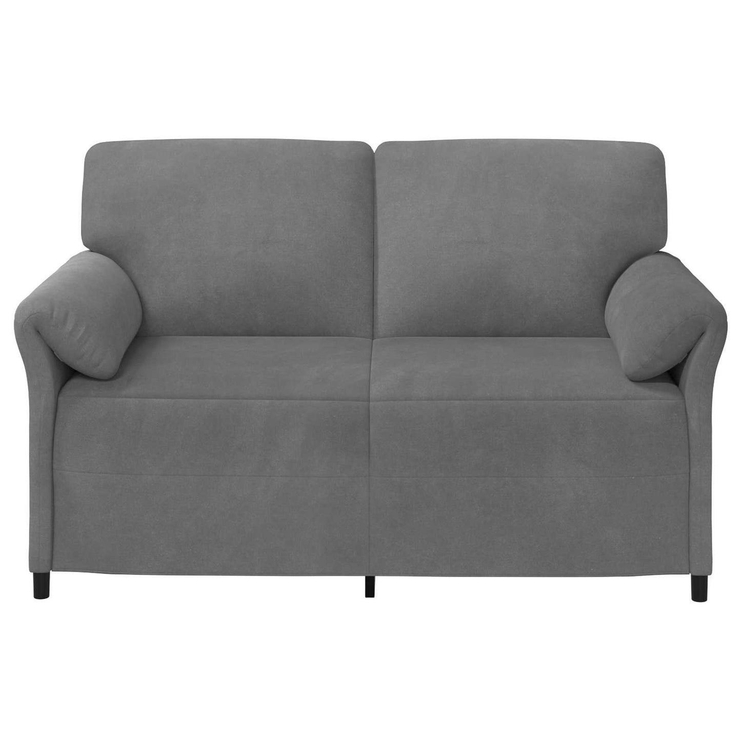 vidaXL Καναπές 2 ατόμων Σκούρο Γκρι 158 x 83 x 95 εκ Βελούδο