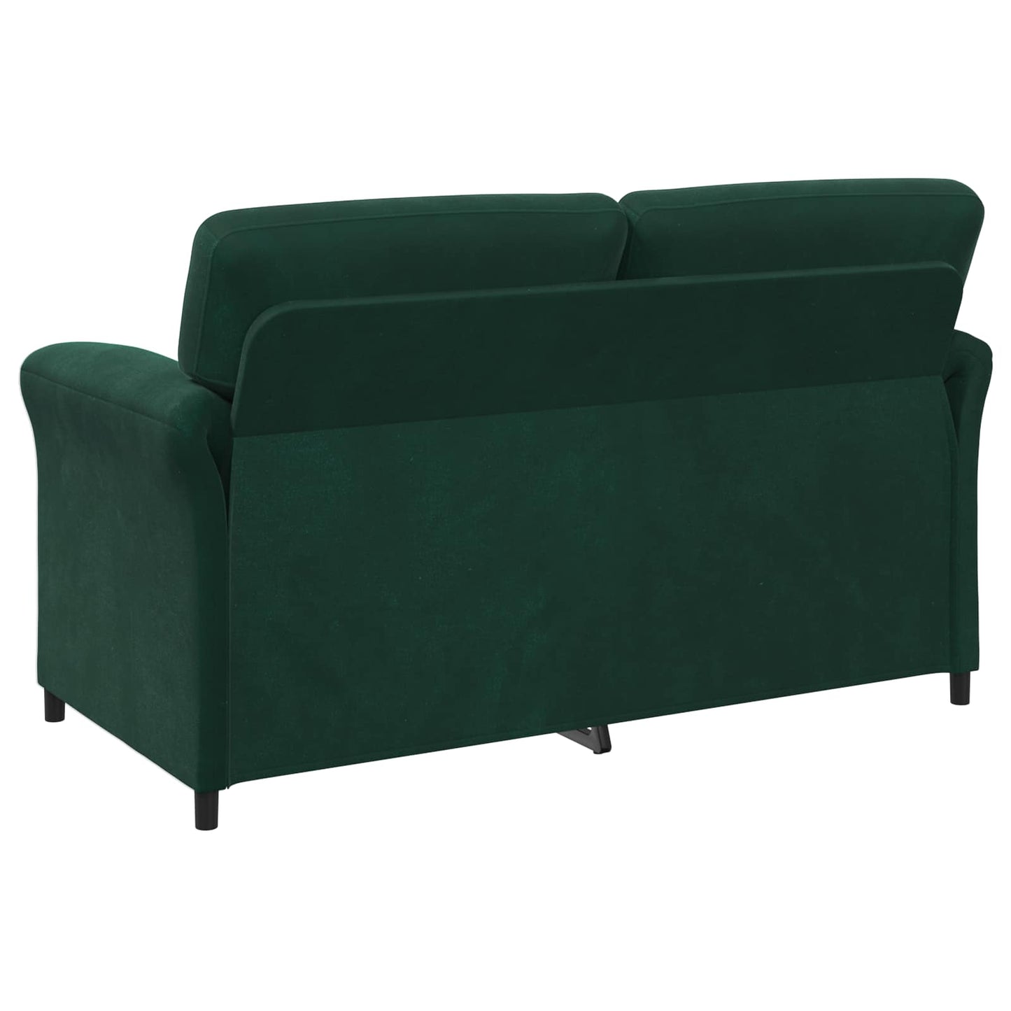vidaXL Καναπές 2 ατόμων Σκούρο Πράσινο 158 x 83 x 95 εκ Βελούδο