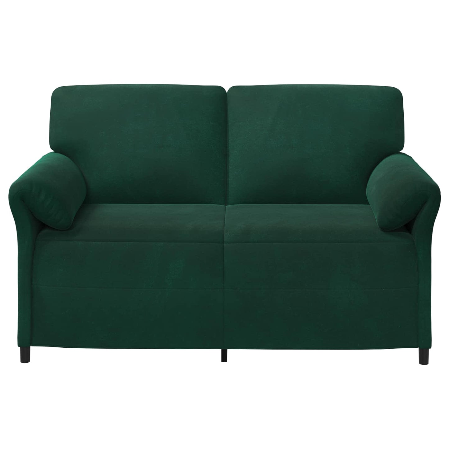 vidaXL Καναπές 2 ατόμων Σκούρο Πράσινο 158 x 83 x 95 εκ Βελούδο