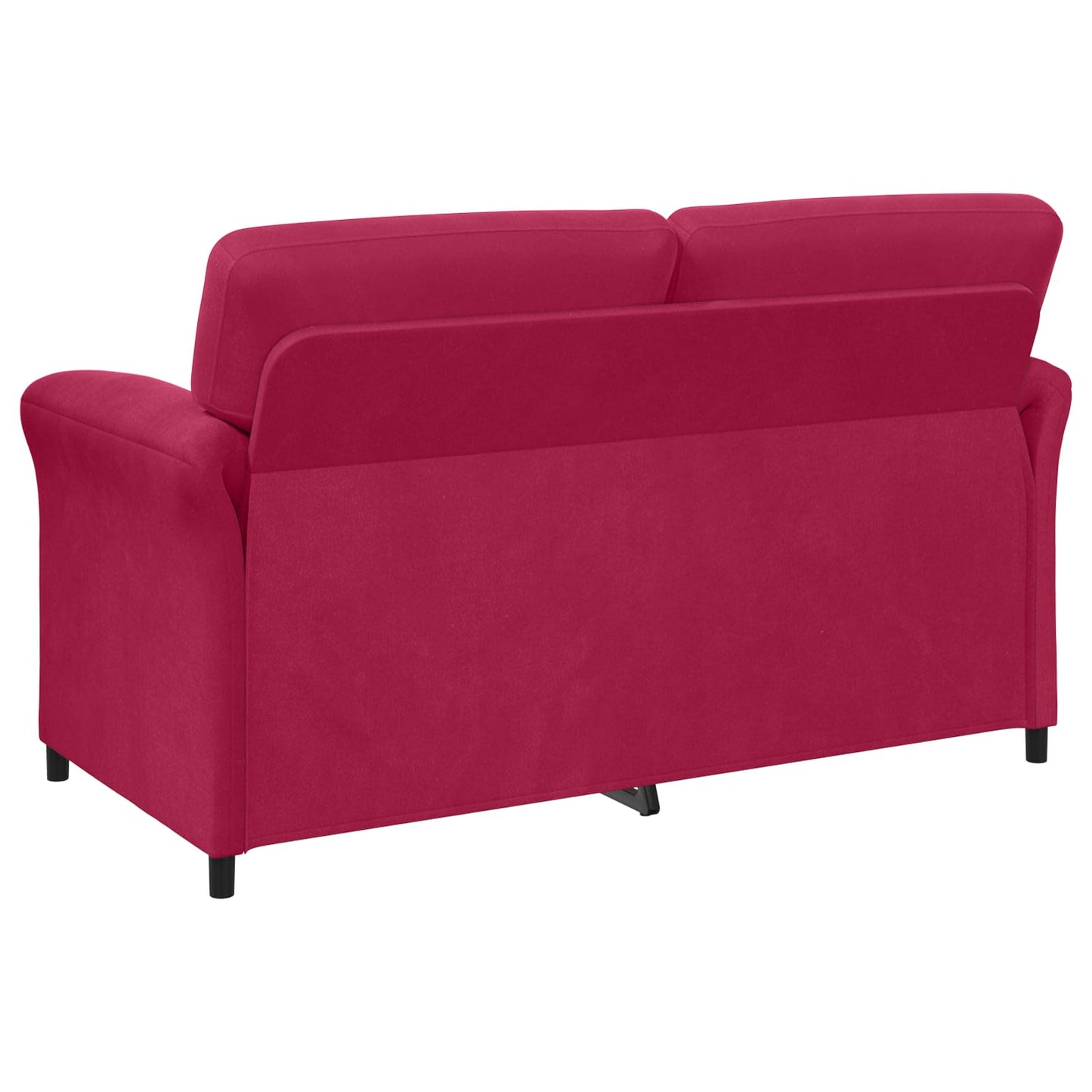 vidaXL Καναπές 2 ατόμων Κόκκινο 158 x 83 x 95 εκ Βελούδο