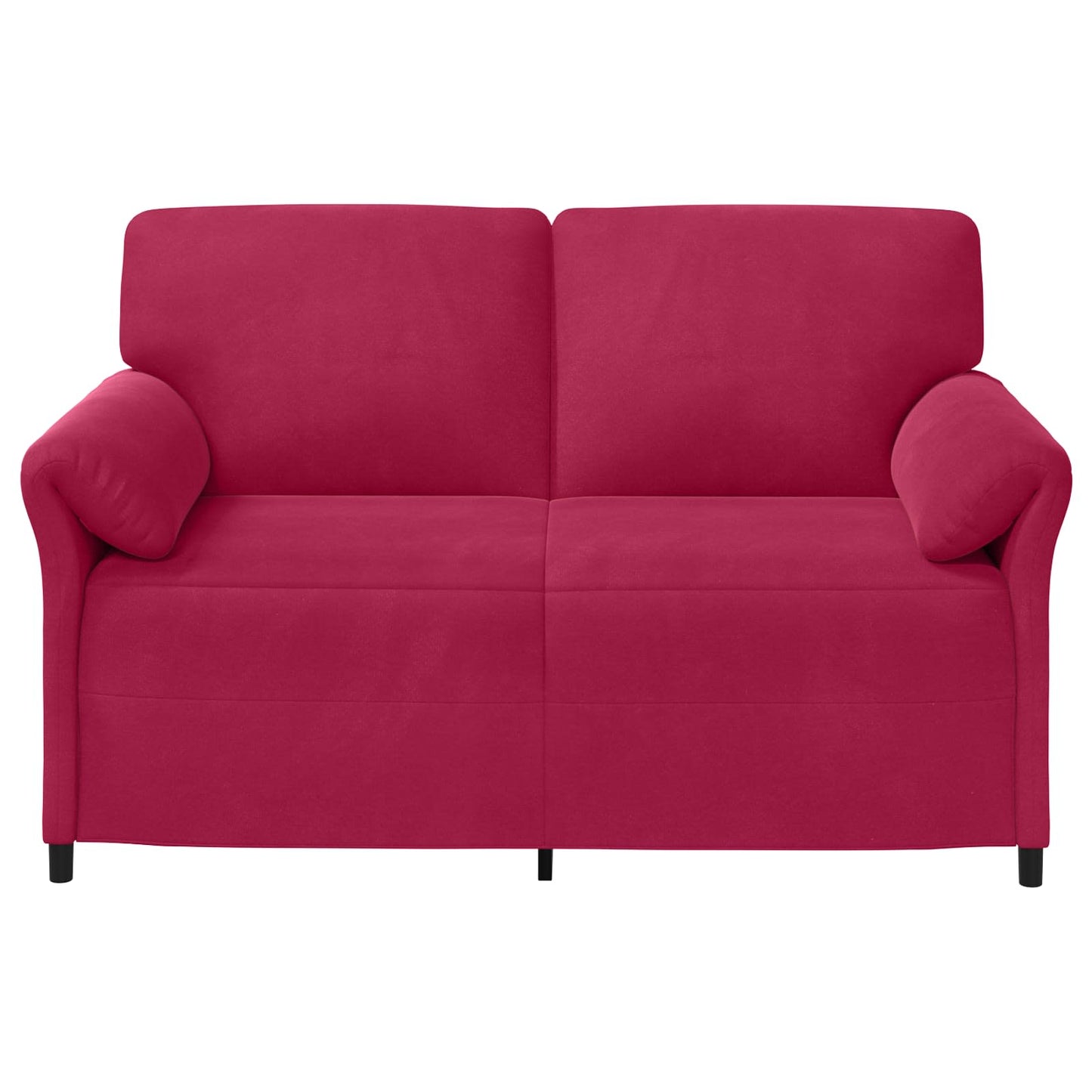 vidaXL Καναπές 2 ατόμων Κόκκινο 158 x 83 x 95 εκ Βελούδο