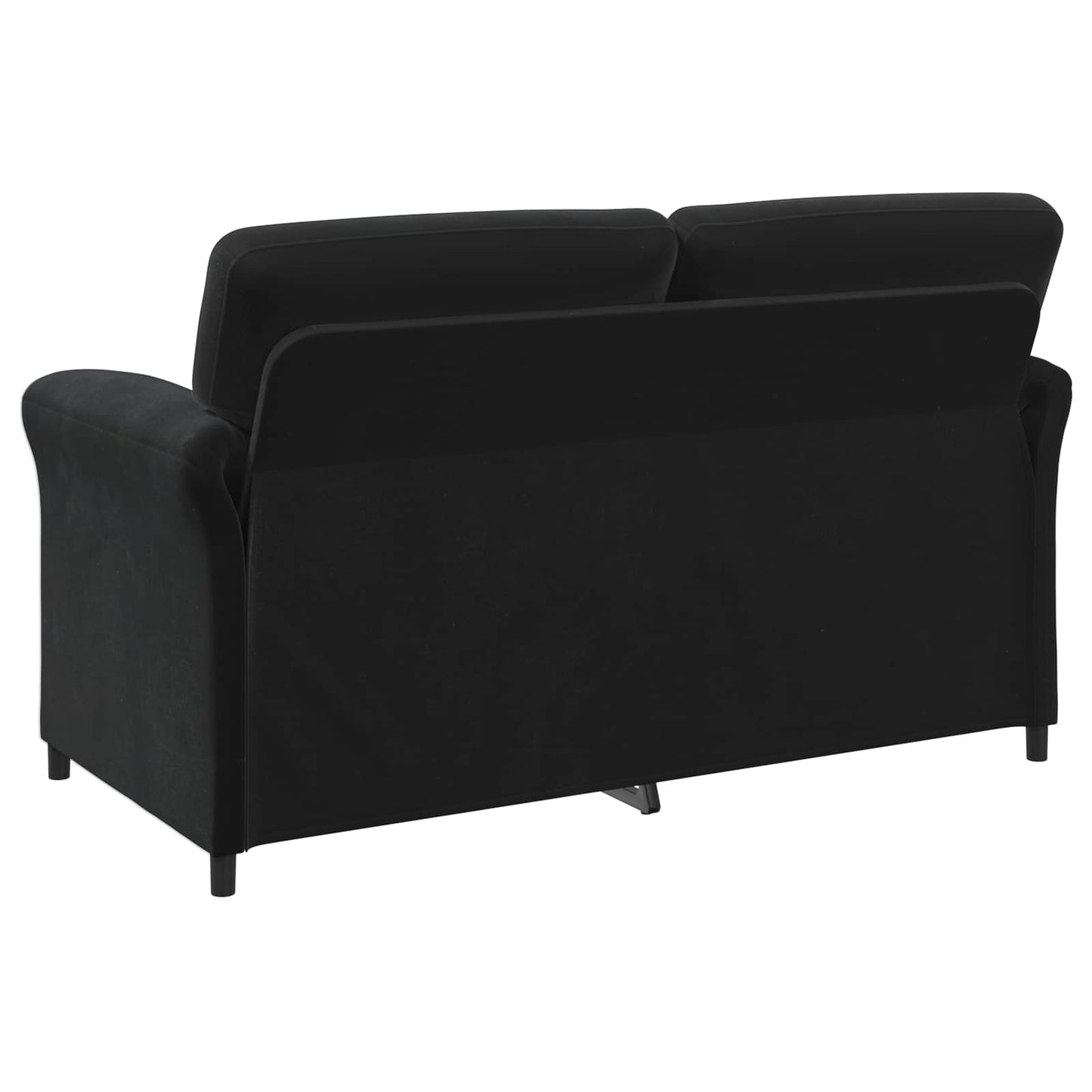 vidaXL Καναπές 2 ατόμων Μαύρο 158 x 83 x 95 εκ Βελούδο
