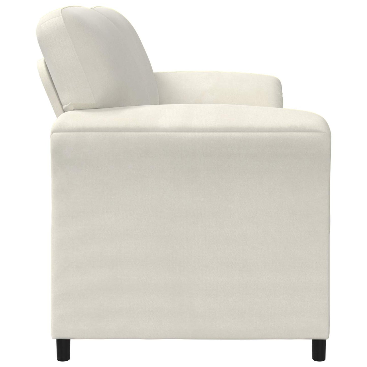 vidaXL Καναπές 2 ατόμων Κρεμ 158 x 83 x 95 εκ Βελούδο