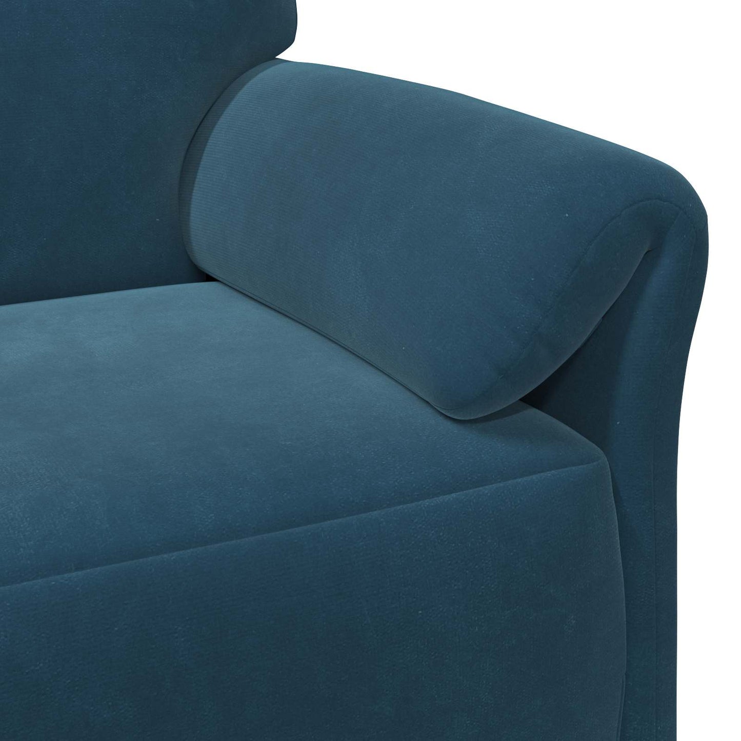 vidaXL Καναπές 2 ατόμων Μπλε 158 x 83 x 95 εκ Βελούδο