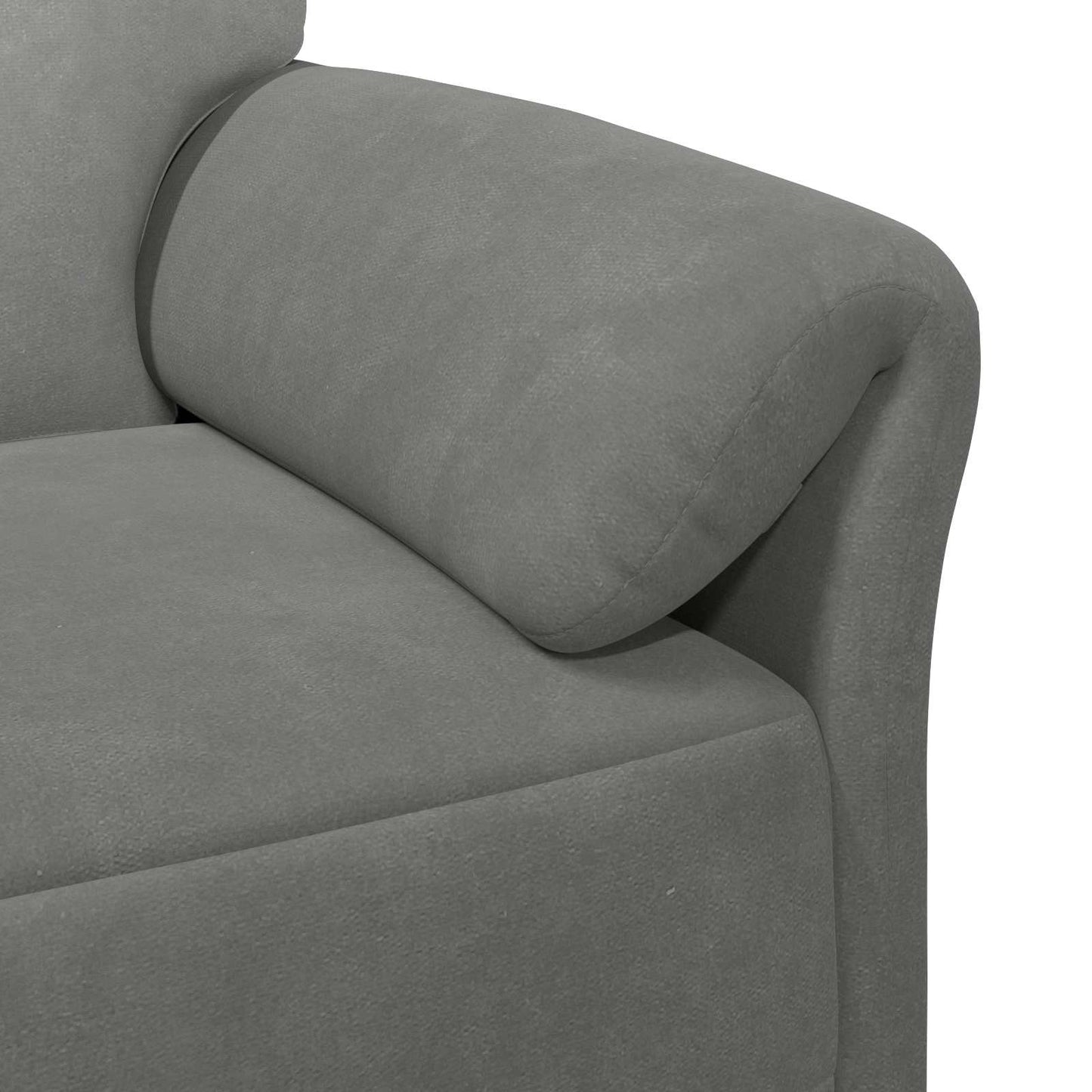 vidaXL 3-Θέσιος καναπές Σκούρο Γκρι 198 x 83 x 95 εκ. Βελούδο