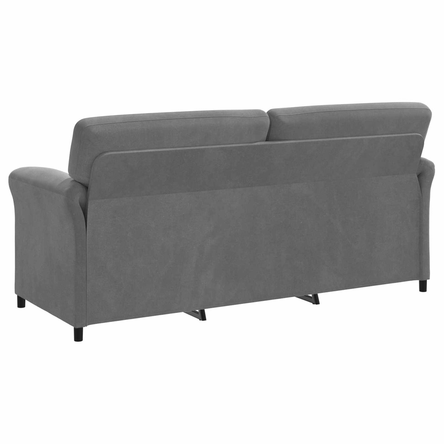 vidaXL 3-Θέσιος καναπές Σκούρο Γκρι 198 x 83 x 95 εκ. Βελούδο