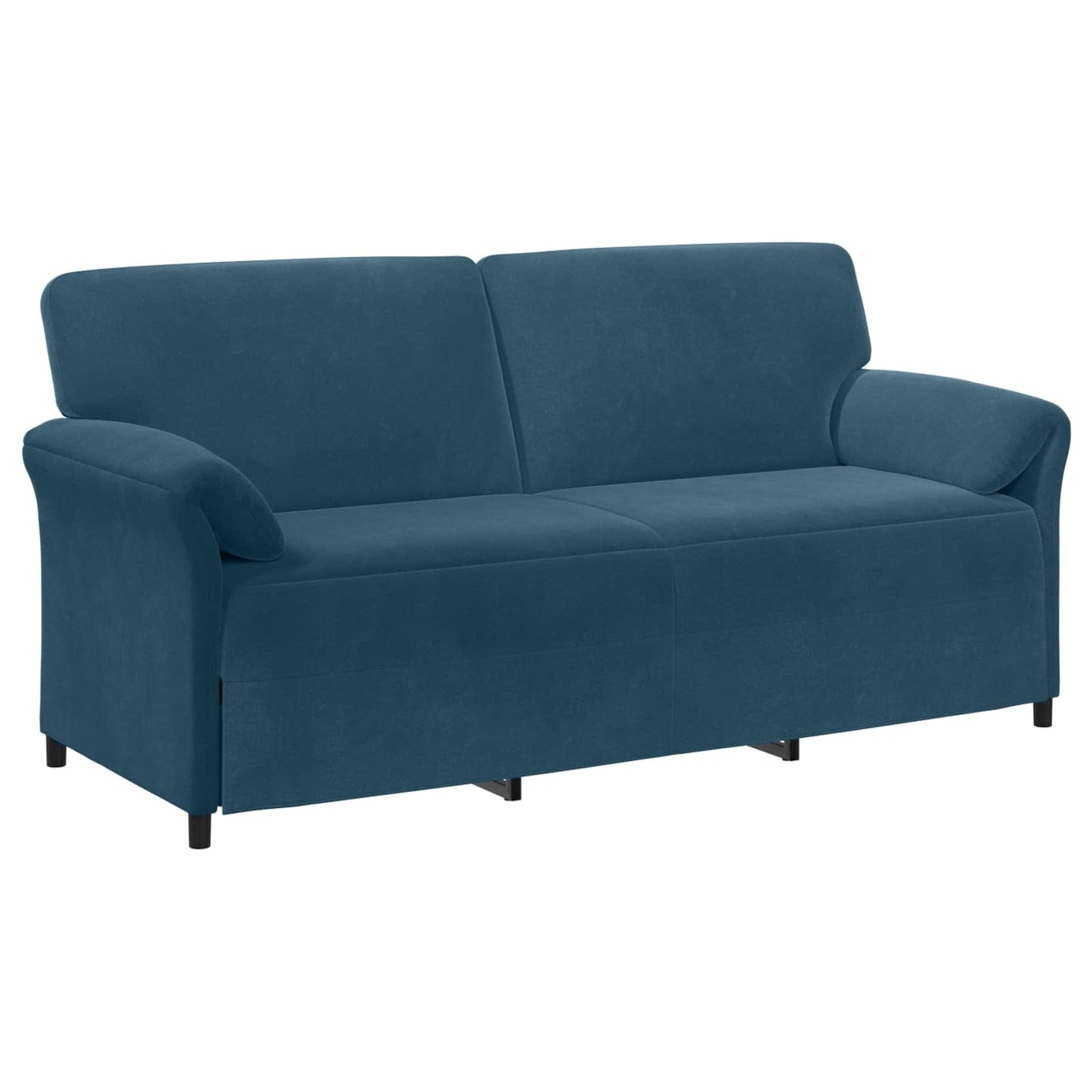 vidaXL 3-Θέσιος καναπές Μπλε 198 x 83 x 95 εκ. Βελούδο