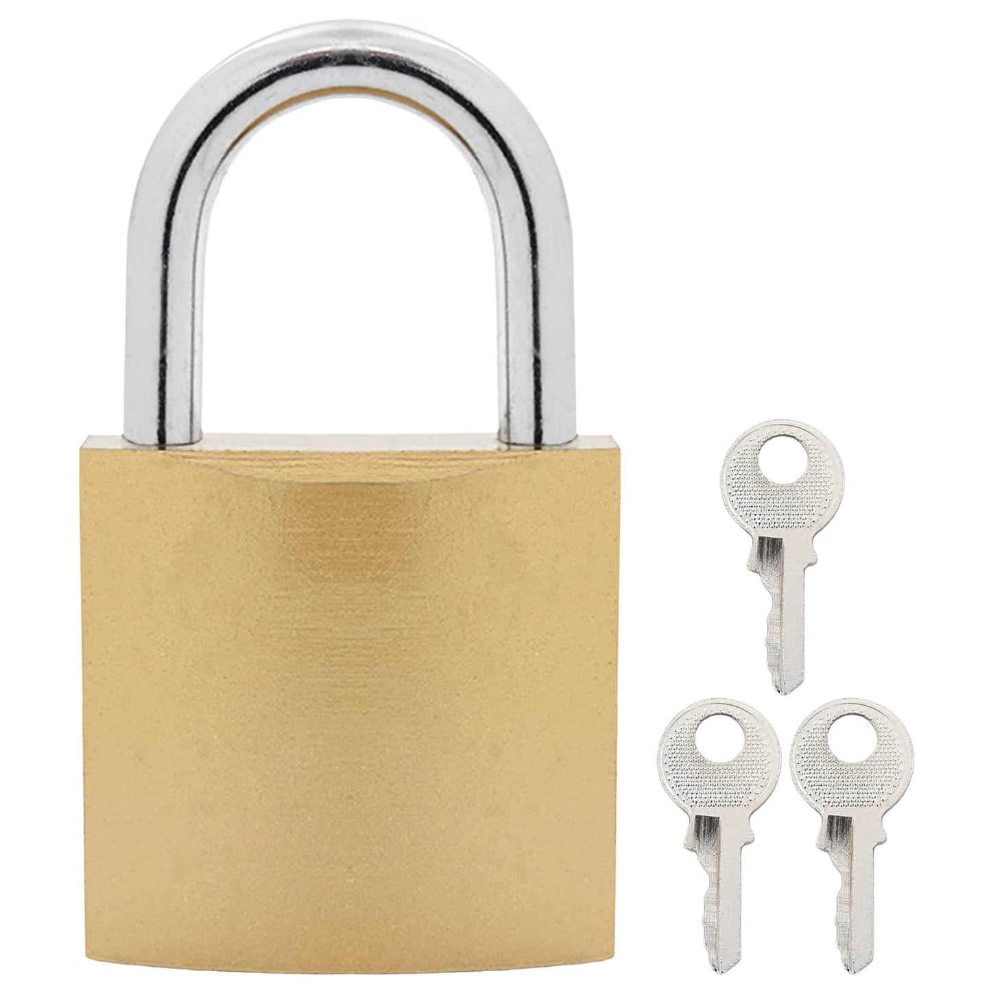 vidaXL Κλειδαριά U με Κλειδιά 12 pcs Ορείχαλκος Σίδερο