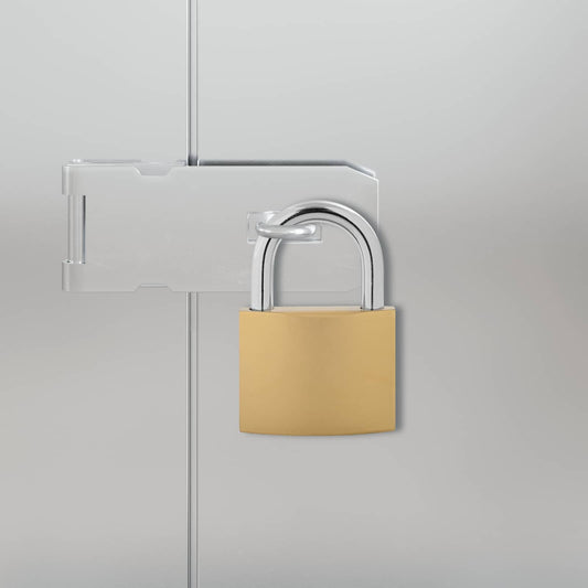 vidaXL Κλειδαριά U με Κλειδιά 12 τεμ. Ορείχαλκος Σίδερο