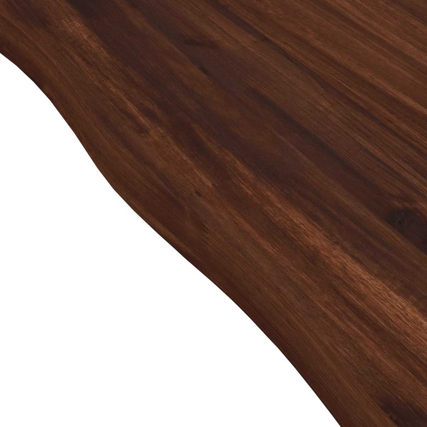 vidaXL Τραπέζι Φαγητού με Ζωντανό Χείλος 140 x 90 x 75 εκ. Σκούρο Καφέ