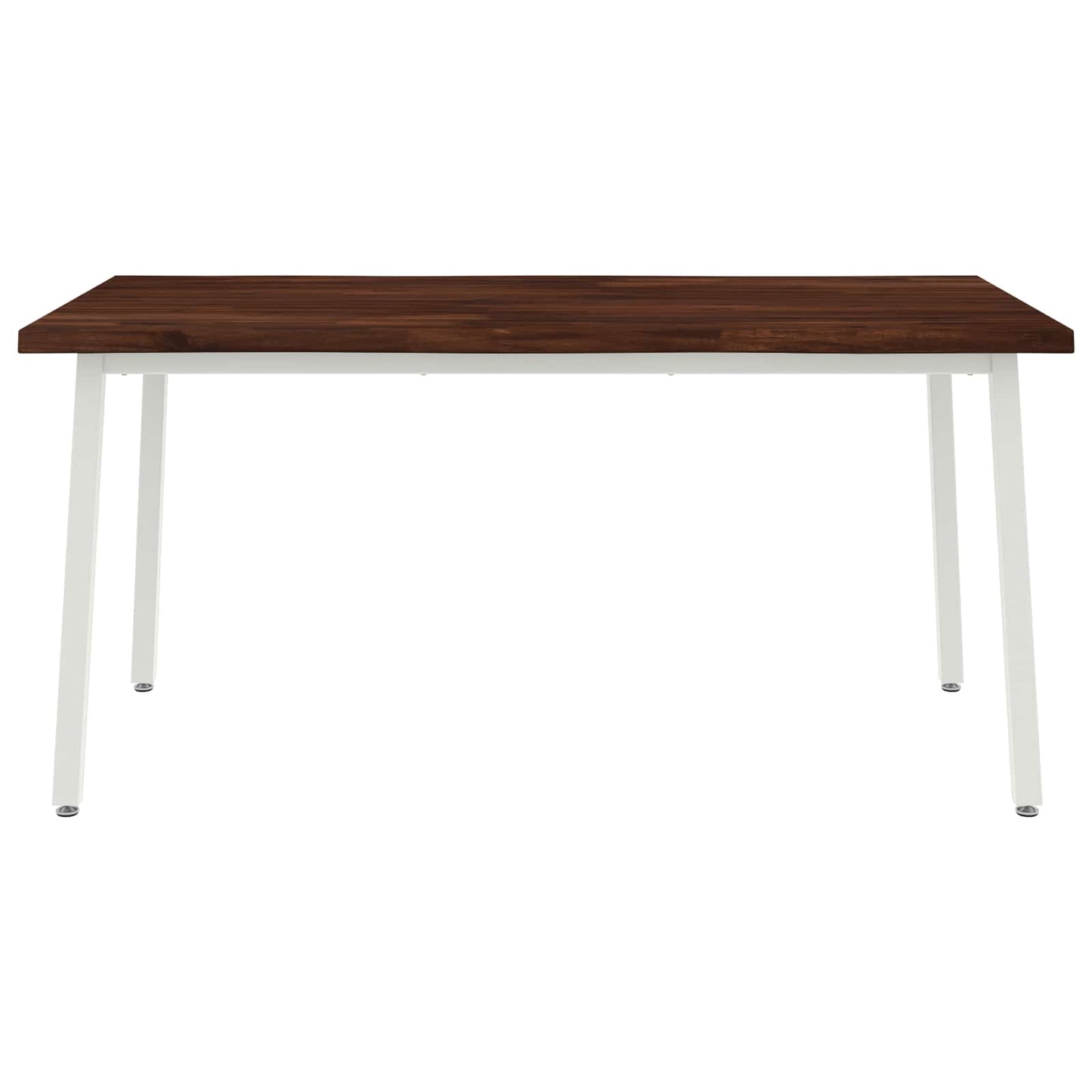 vidaXL Τραπέζι Φαγητού με Ζωντανό Χείλος 160 x 90 x 75 cm Σκούρο Καφέ