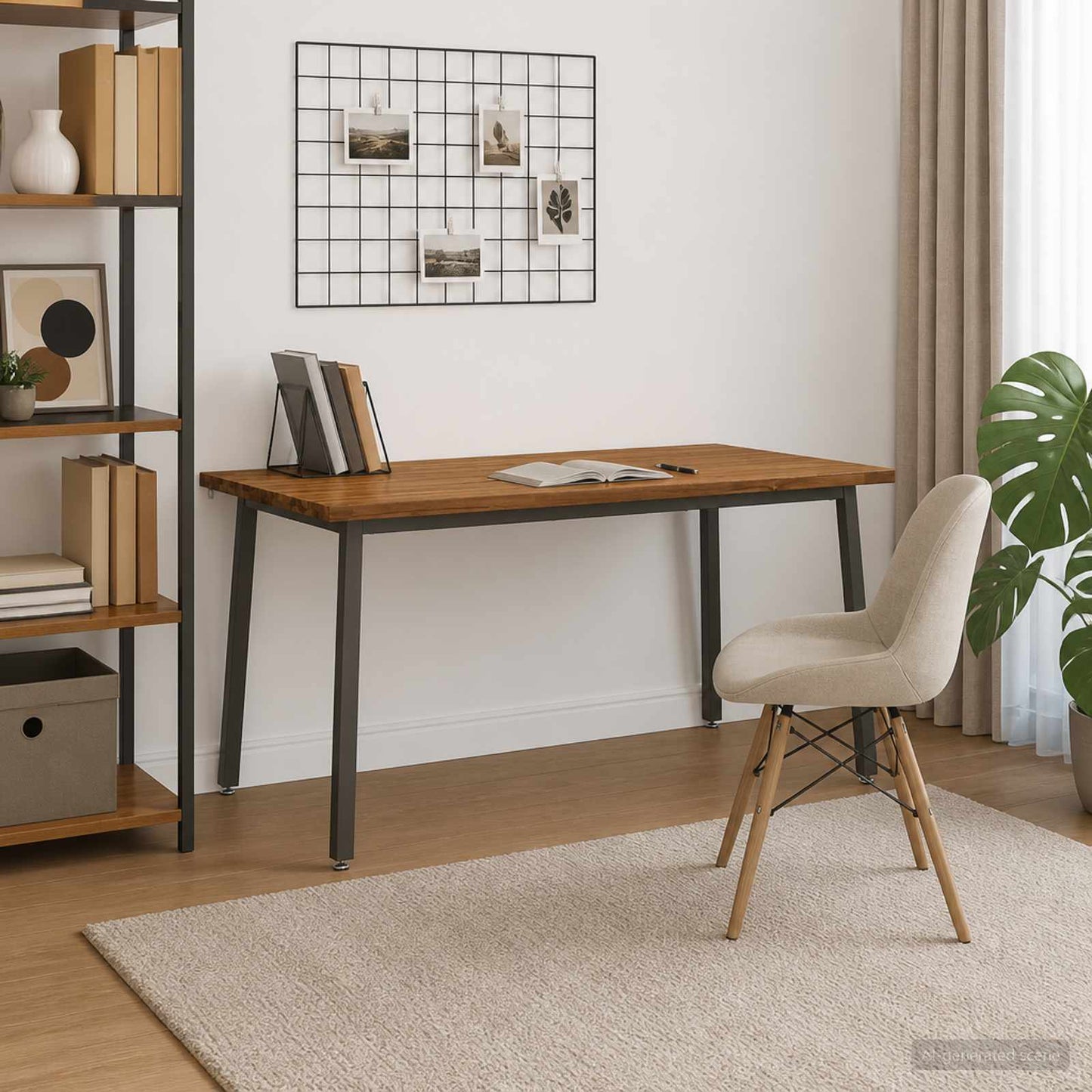 vidaXL Τετράγωνο Τραπέζι Φαγητού 160 x 80 x 75 cm Στερεό Ξύλο Ακακίας