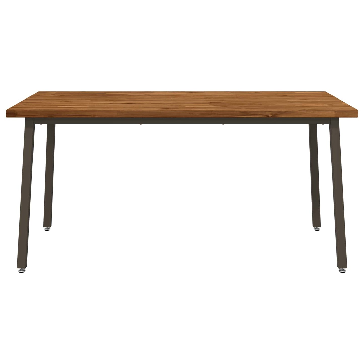 vidaXL Τετράγωνο Τραπέζι Φαγητού 160 x 80 x 75 cm Στερεό Ξύλο Ακακίας