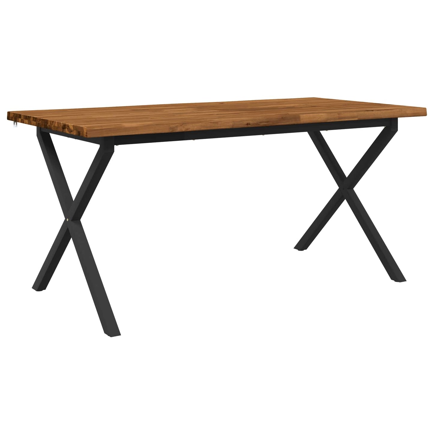 vidaXL Τραπέζι Φαγητού με Ζωντανό Χείλος 160 x 90 x 75 cm
