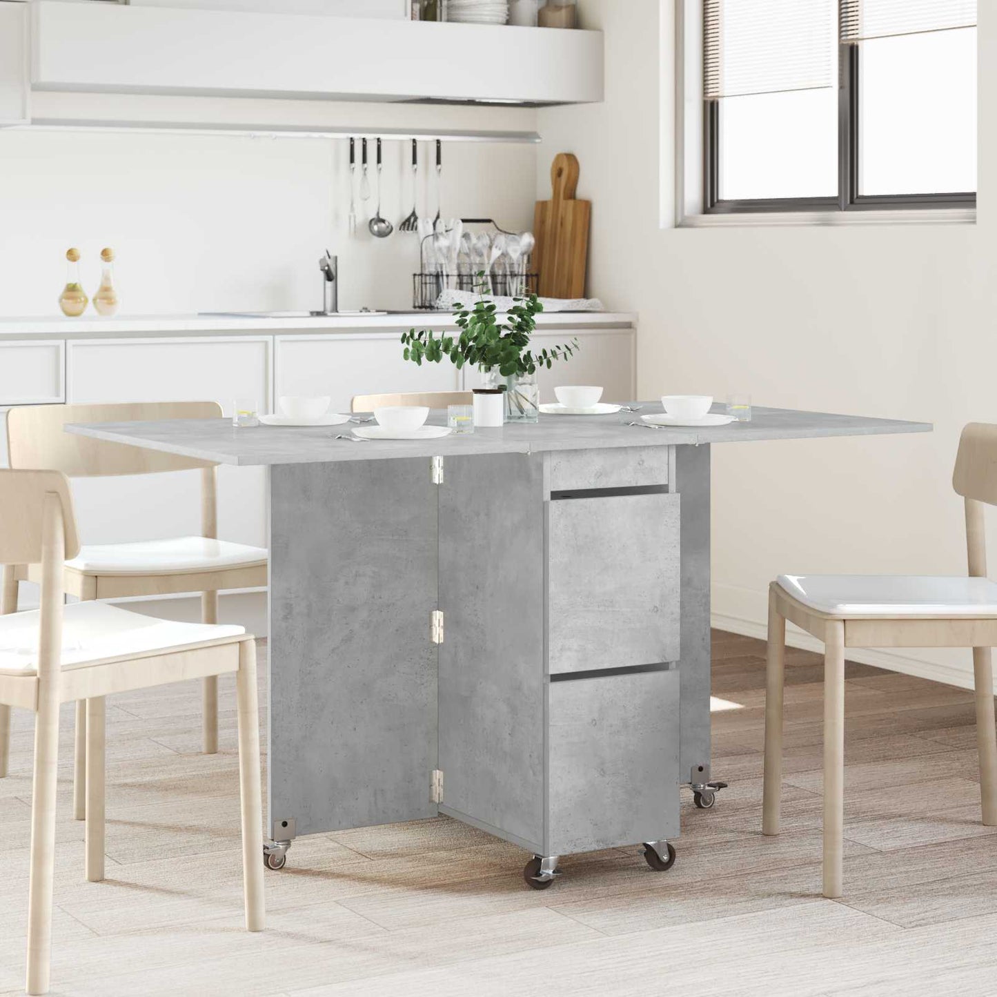 vidaXL Τραπέζι φαγητού 140 x 80 x 77 cm Επεξεργασμένο Ξύλο Ορθογώνιος