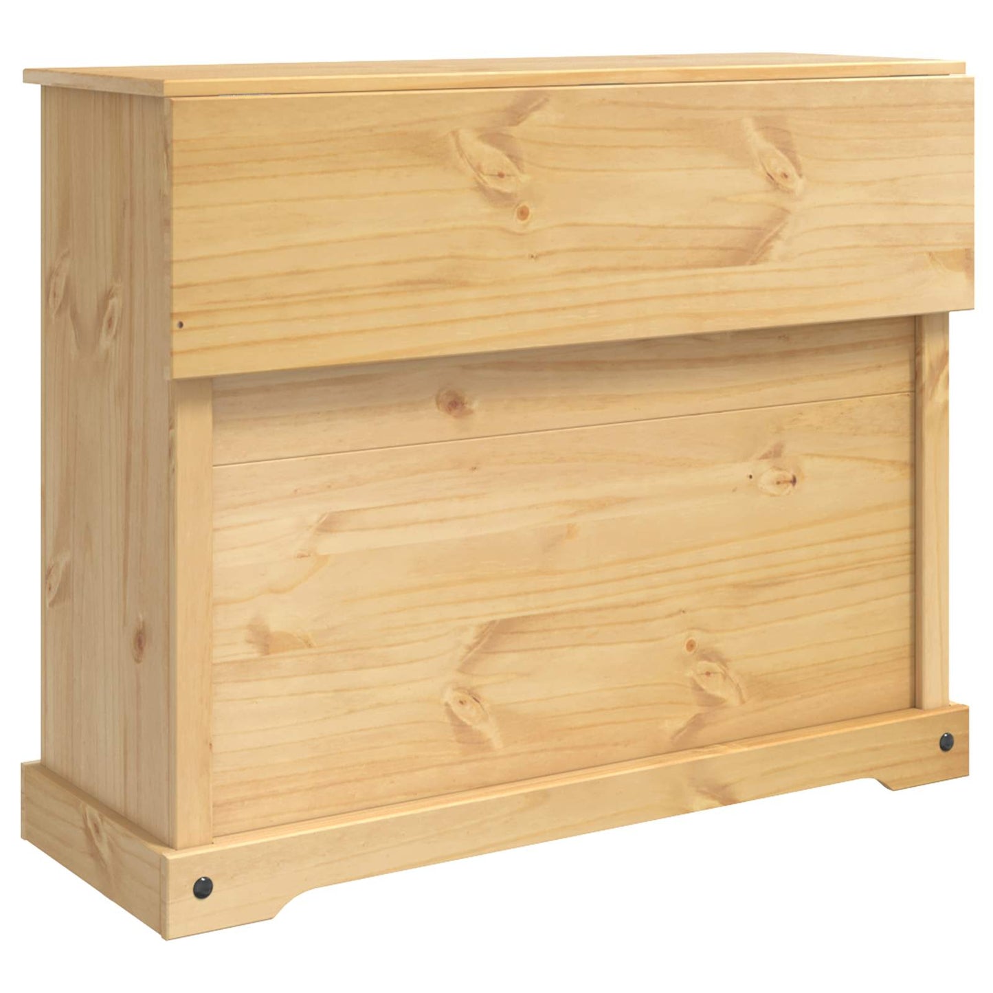 vidaXL Καρότσι Κουζίνας 2 pcs Κερί Μέλι 112 x 70 x 91,5 εκ Μασίφ Πεύκο