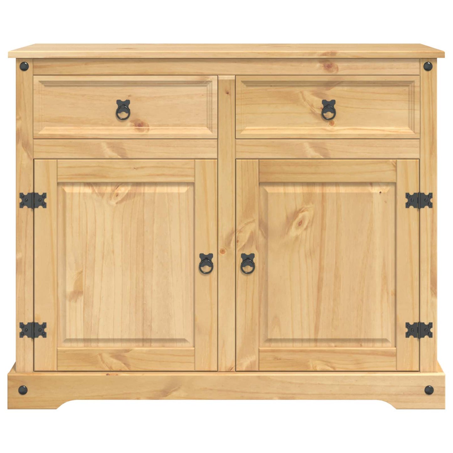 vidaXL Καρότσι Κουζίνας 2 pcs Κερί Μέλι 112 x 70 x 91,5 εκ Μασίφ Πεύκο