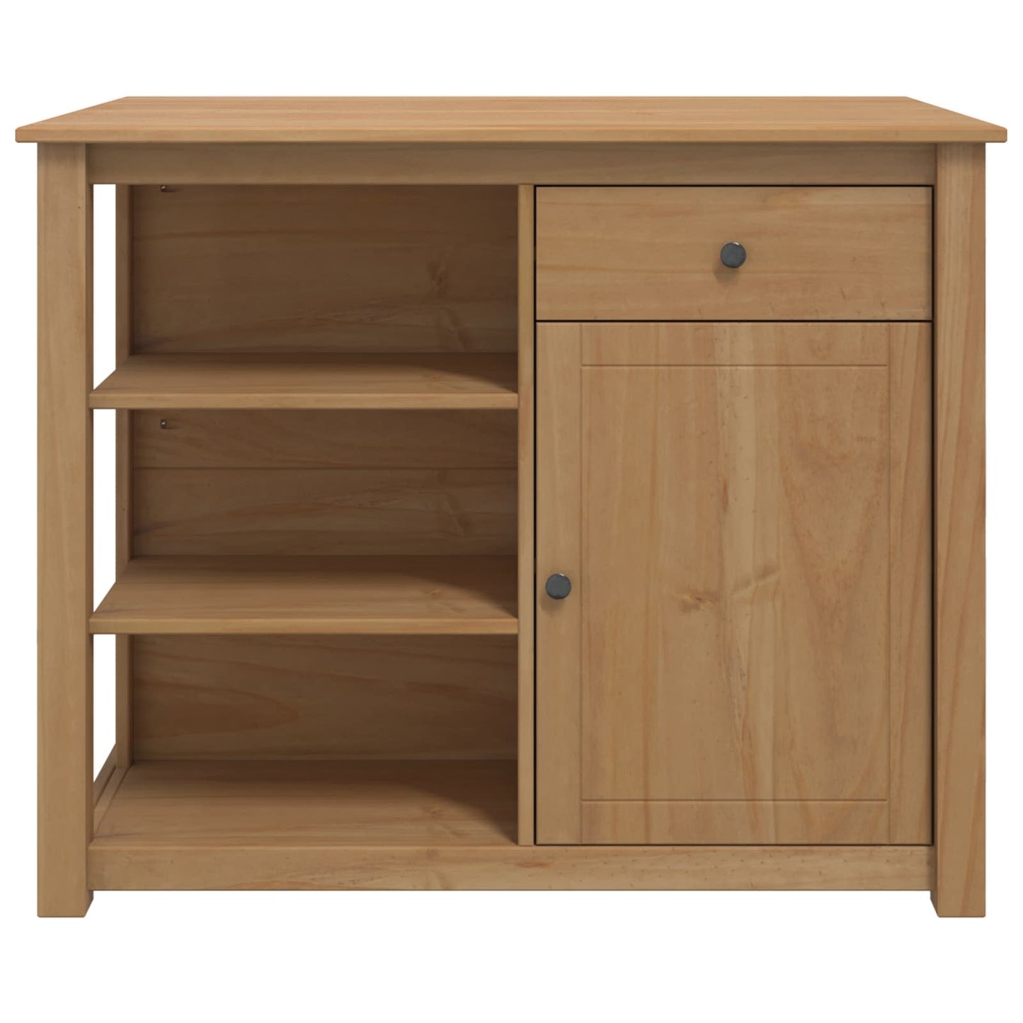 vidaXL Καρότσι Κουζίνας PANAMA 2 pcs Κερί Μέλι 112 x 77 x 90 εκ